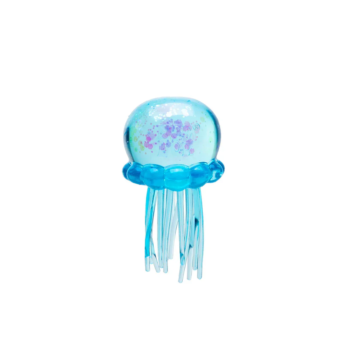 NeeDoh Jelly Squish - Stretchy Jellyfish Toy with Glitter Filling