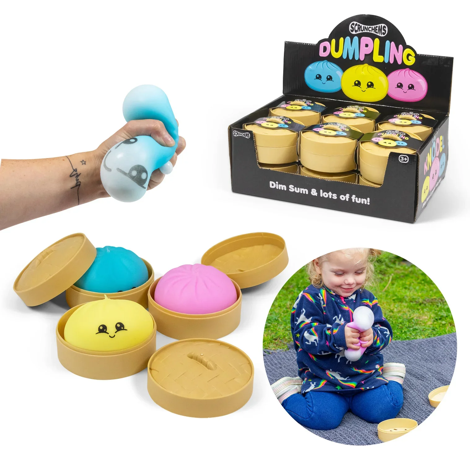 Scrunchems Dumplings Fidgets New Fidgets Scrunchems Viral Dumplings NeeDoh Nice Cube Squishy Fidget Autism Toys