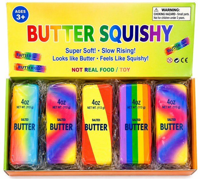 Rainbow Butter Squishy 13cm
