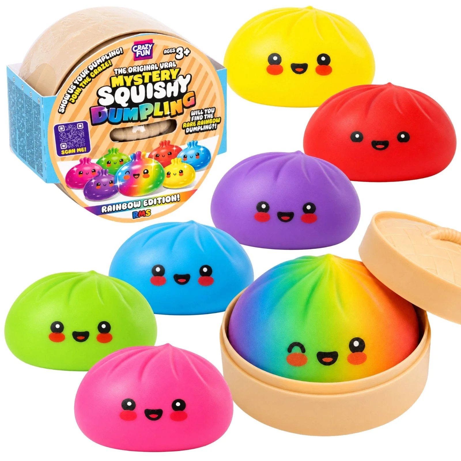 RMS Crazy Fun 8.5cm  MYSTERY RAINBOW EDITION DUMPLING