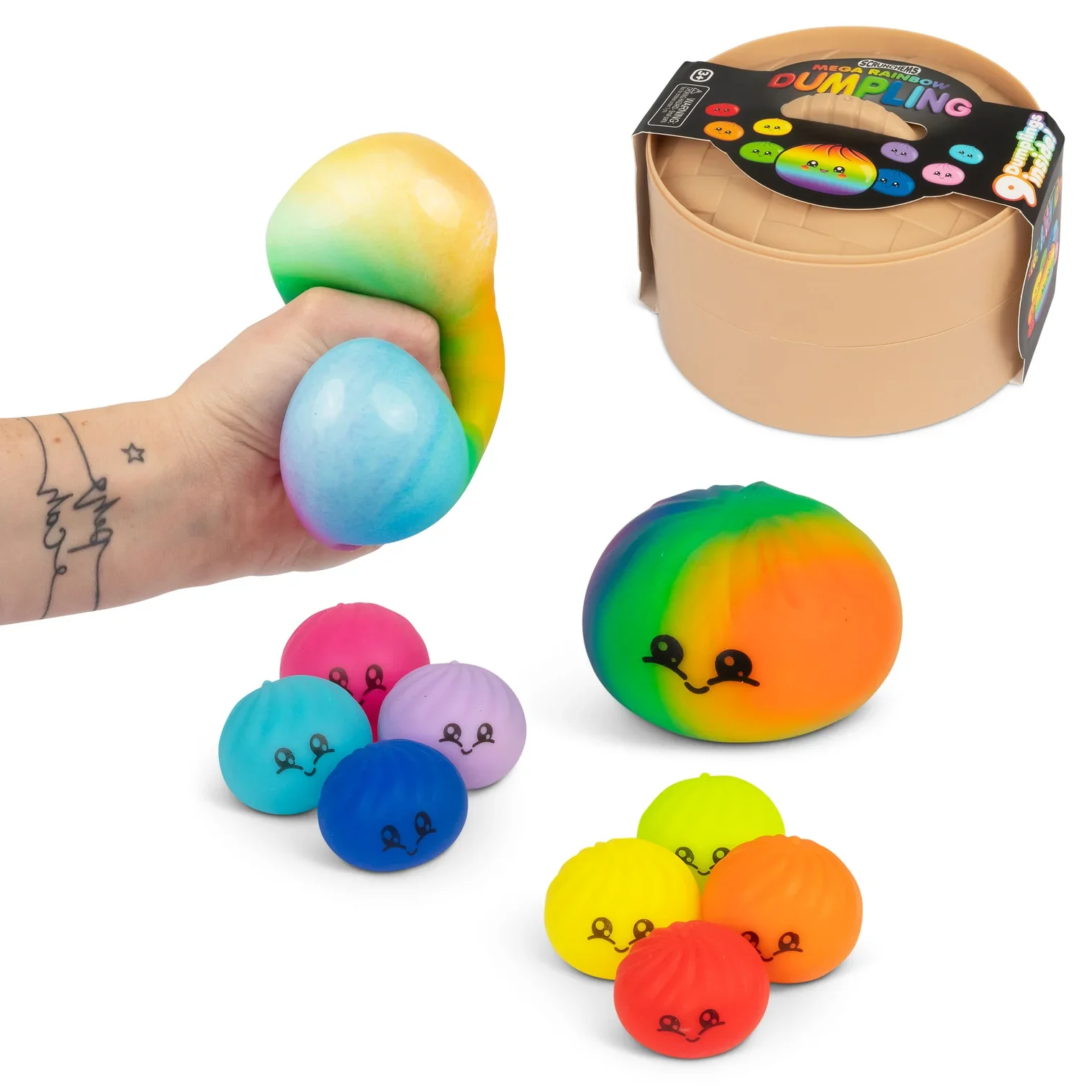 Scrunchems Dumplings Fidgets New Fidgets Scrunchems Viral Dumplings NeeDoh Nice Cube Squishy Fidget Autism Toys