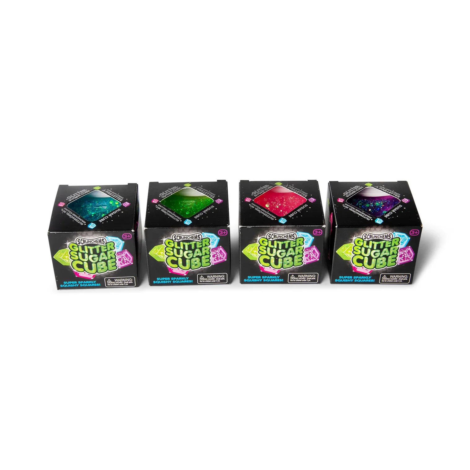 scrunchems glitter cube NeeDoh Nice Cube Glitter Sensory cube