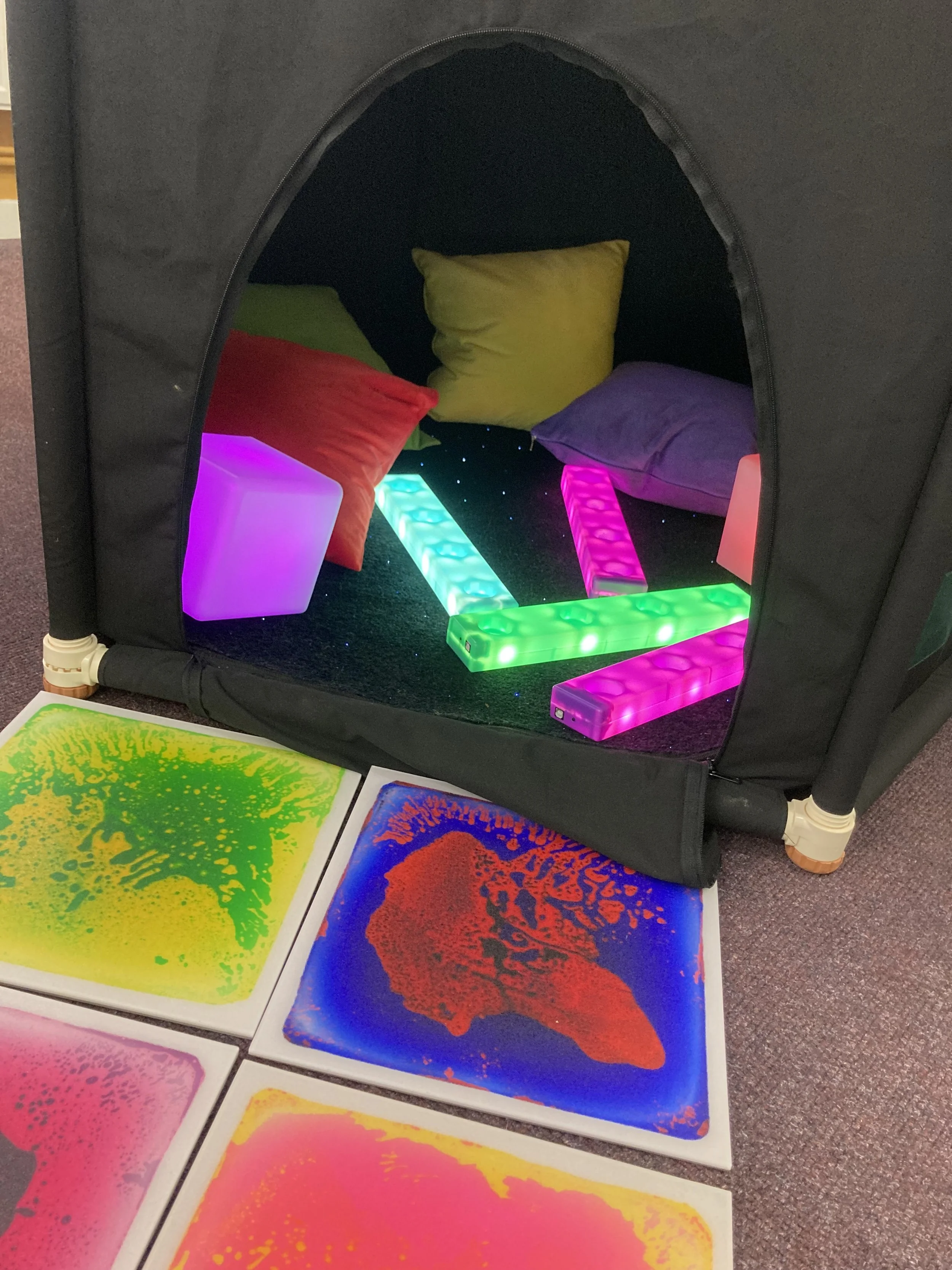 Sensory Pop Up Spaces Sensory Rooms for Events Manchester Cheshire Stockport Greater Manchester