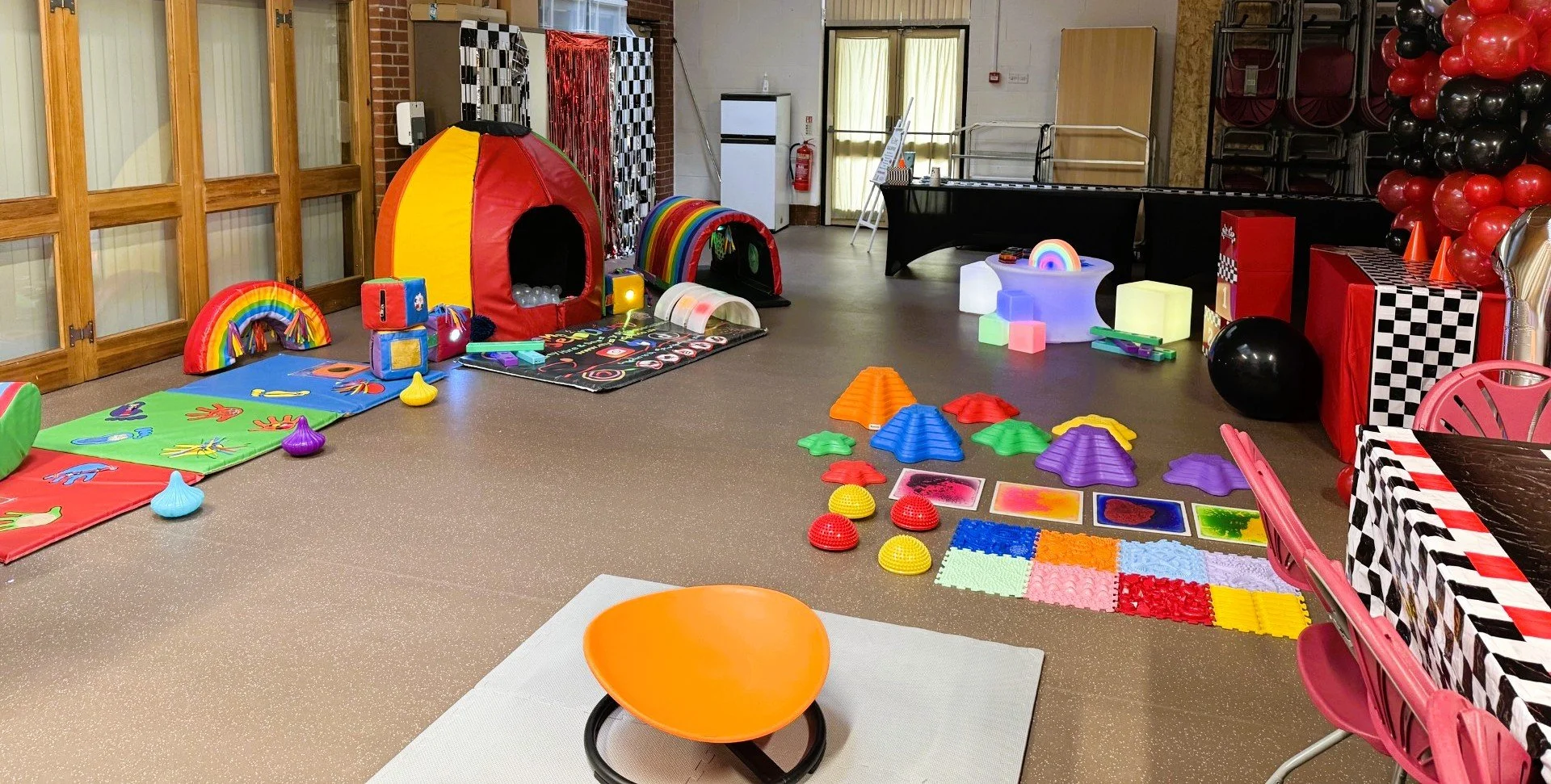 Sensory party hire sensory play Manchester Cheshire 