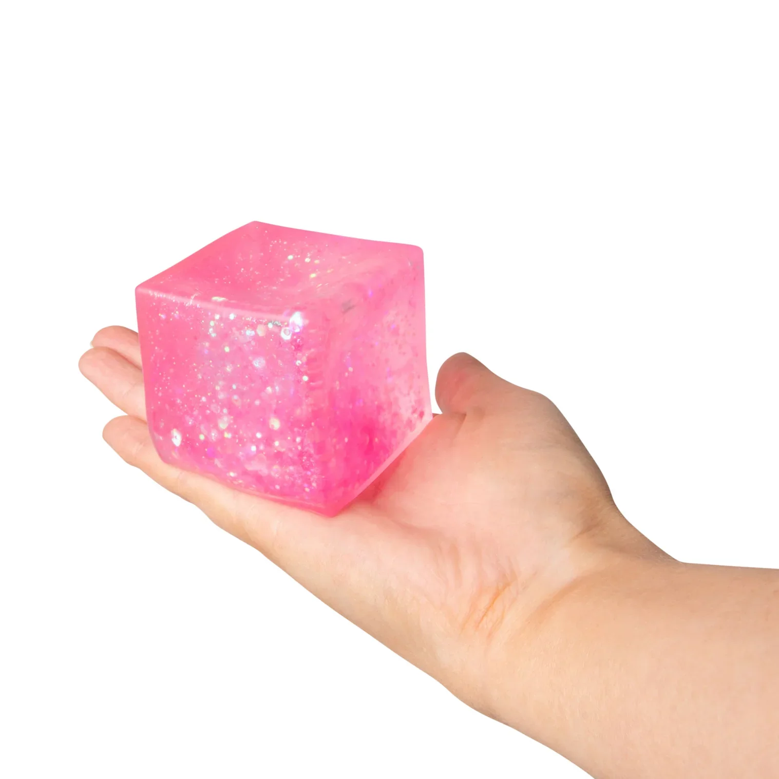 scrunchems glitter cube NeeDoh Nice Cube Glitter Sensory cube