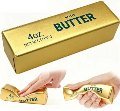 Squishy Gold Butter 14cm