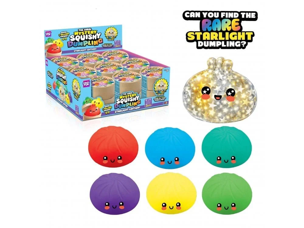 RMS 8.5CM CRAZY FUN SHIMMERING STARLIGHT SURPRISE DUMPLING