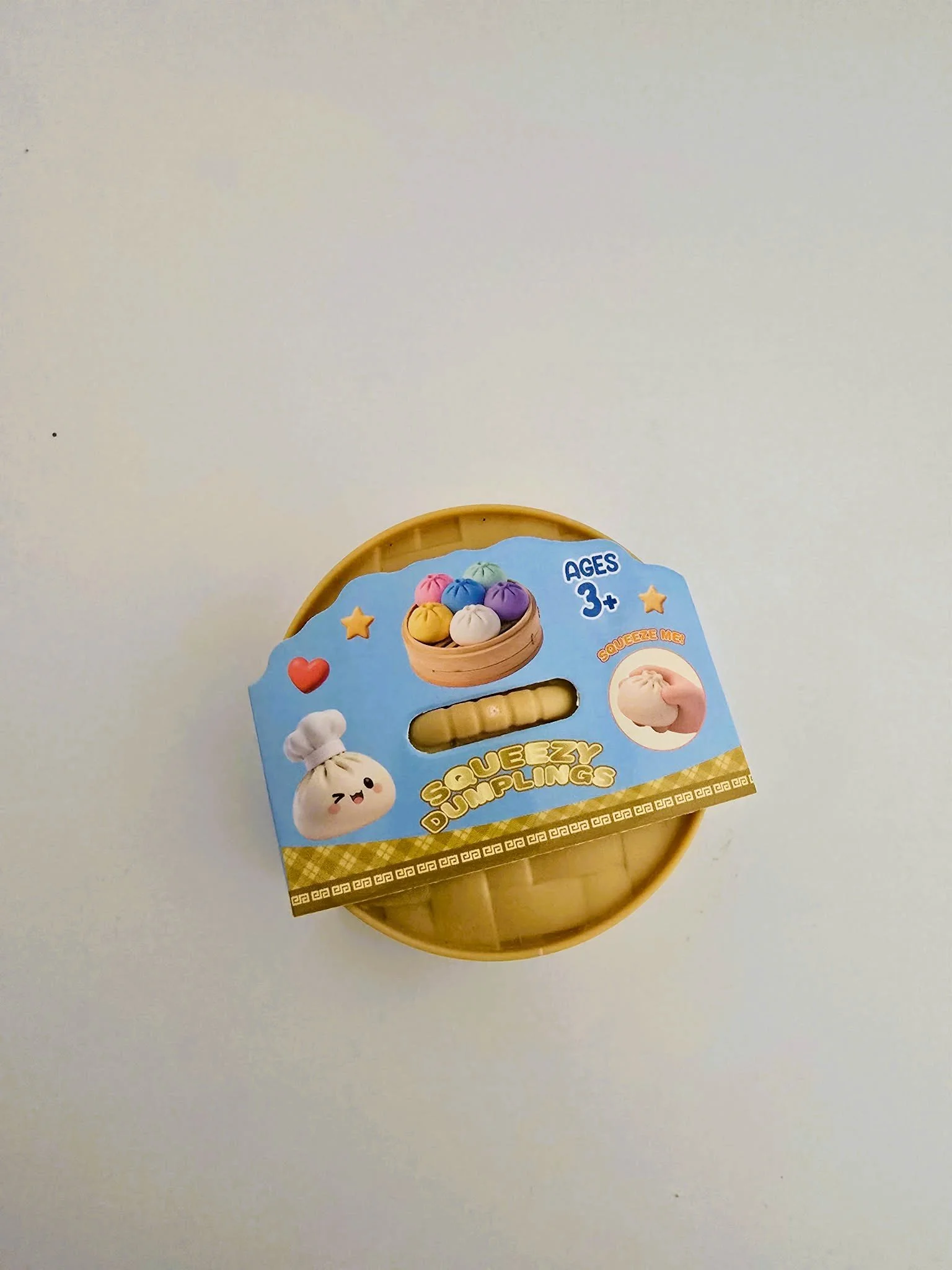 Squishy Bao Dumpling In Steamer Basket 5.5cm