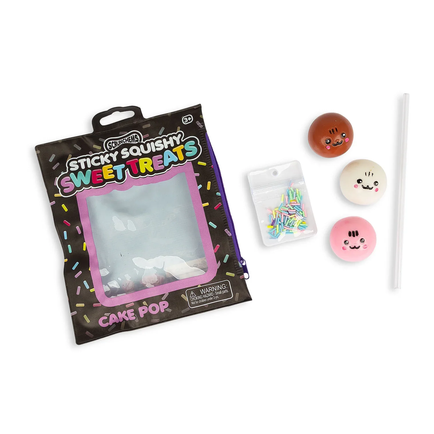 Scrunchems Taba Style Squishy Sticky Cake Pops Squishy Fun Kids Squishy