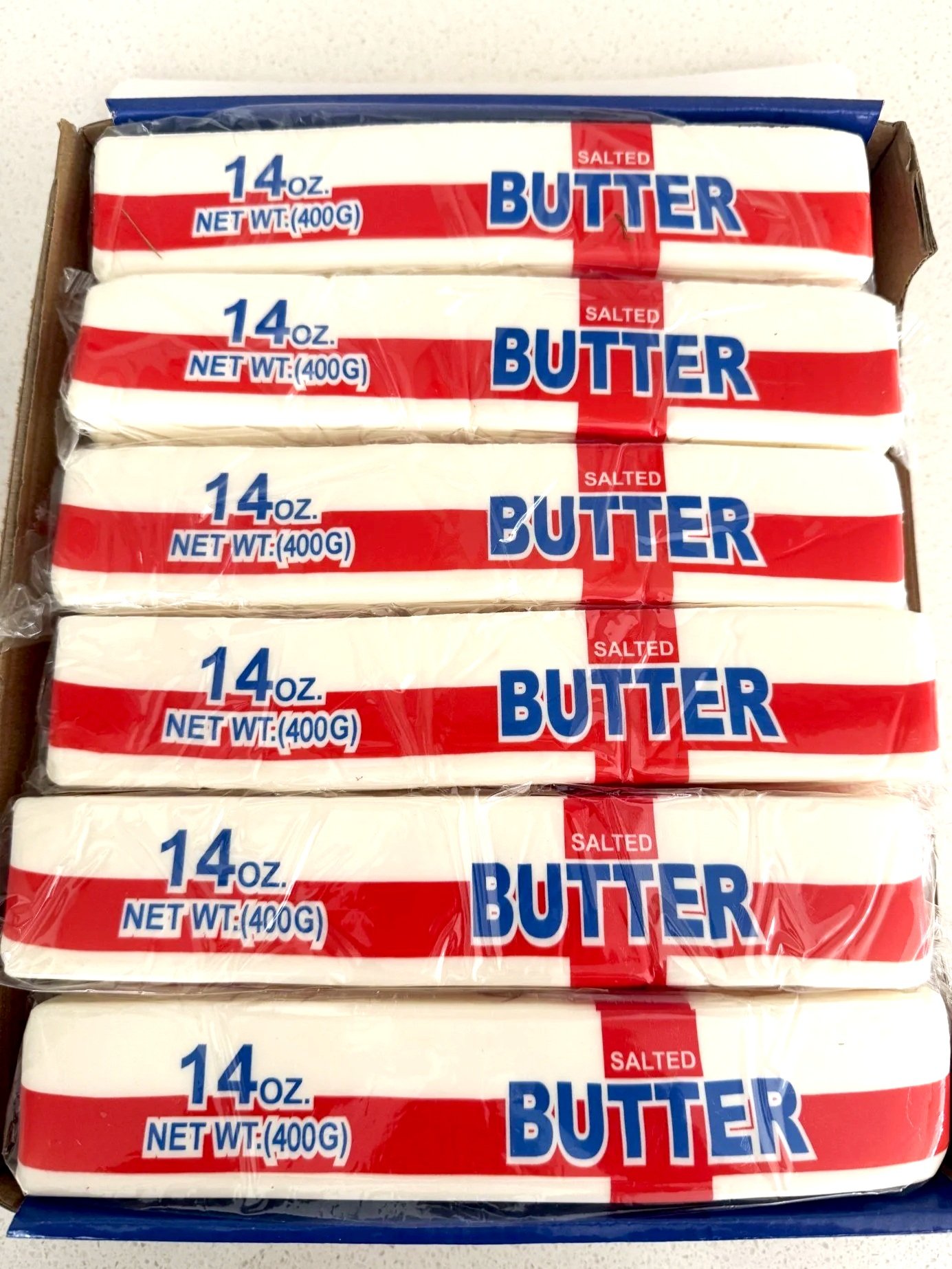 Large England Salted Butter Squishy (23cm)