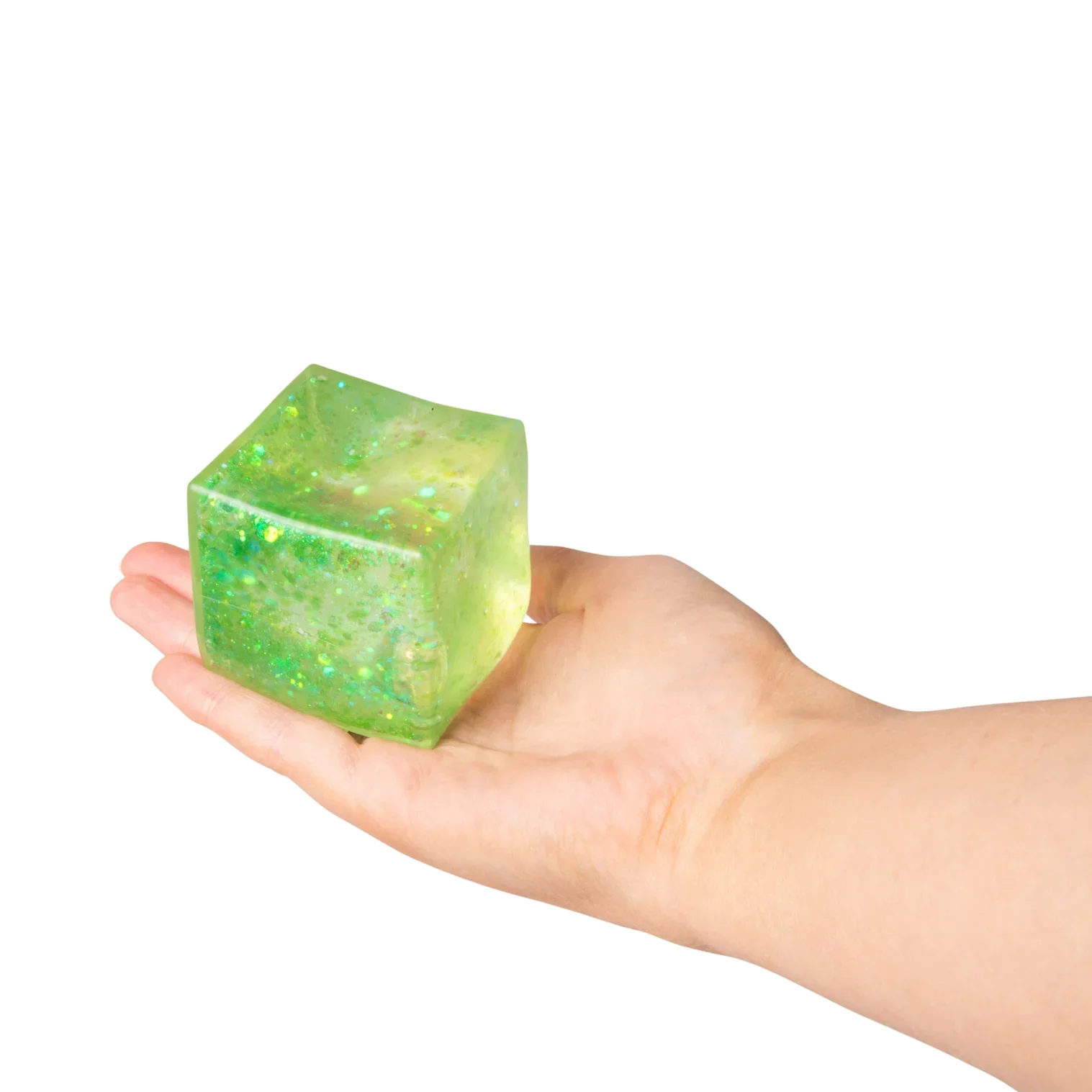 scrunchems glitter cube NeeDoh Nice Cube Glitter Sensory cube