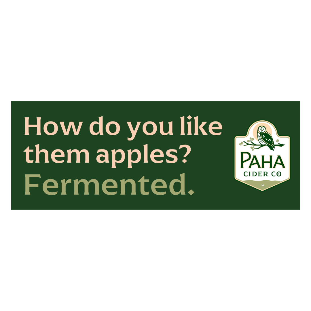 Bumper Sticker: How Do Like Them Apples?