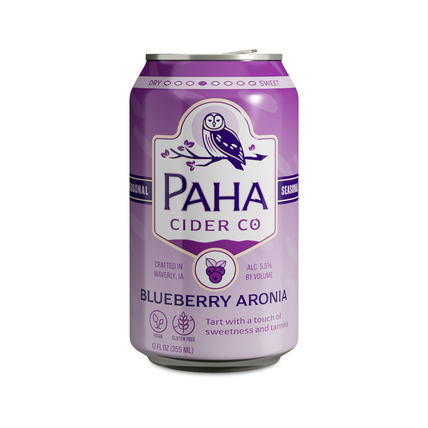 Blueberry Aronia Cider, 4 pk