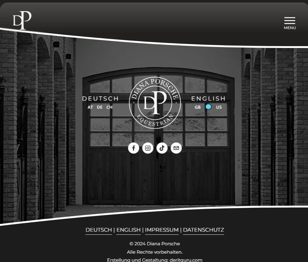 Website von Diana Porsche
