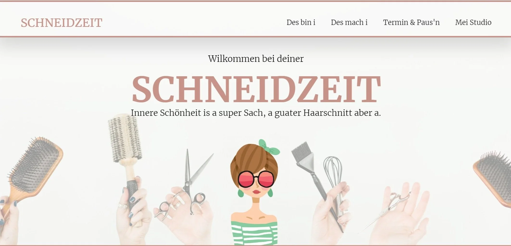 Schneidzeit Website Vorschau