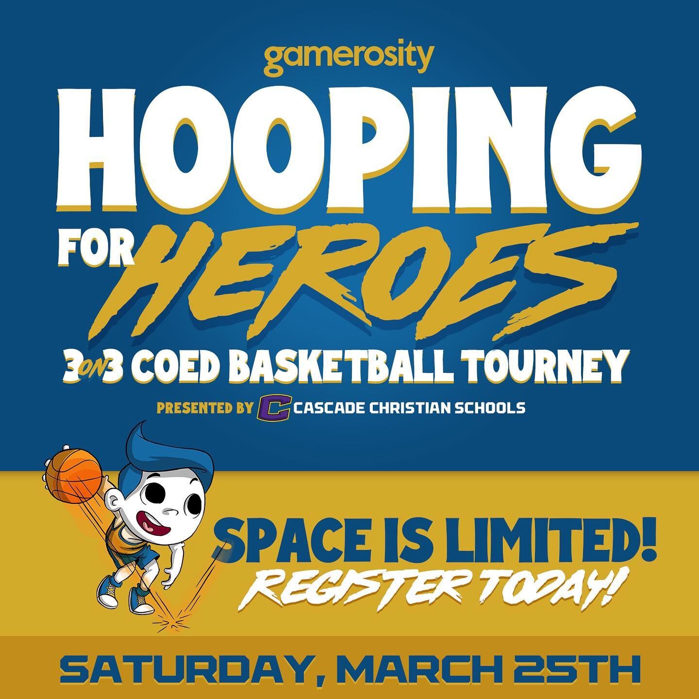 Community is everything and our friends at @gamerosity are intersecting 3 things we love! Community, Kids, and Hoops!
.
March 25th at @cchsmedford Jr High Courts, they&rsquo;re hosting a 3on3 Basketball Tournament benefitting kids with cancer! It&rsq