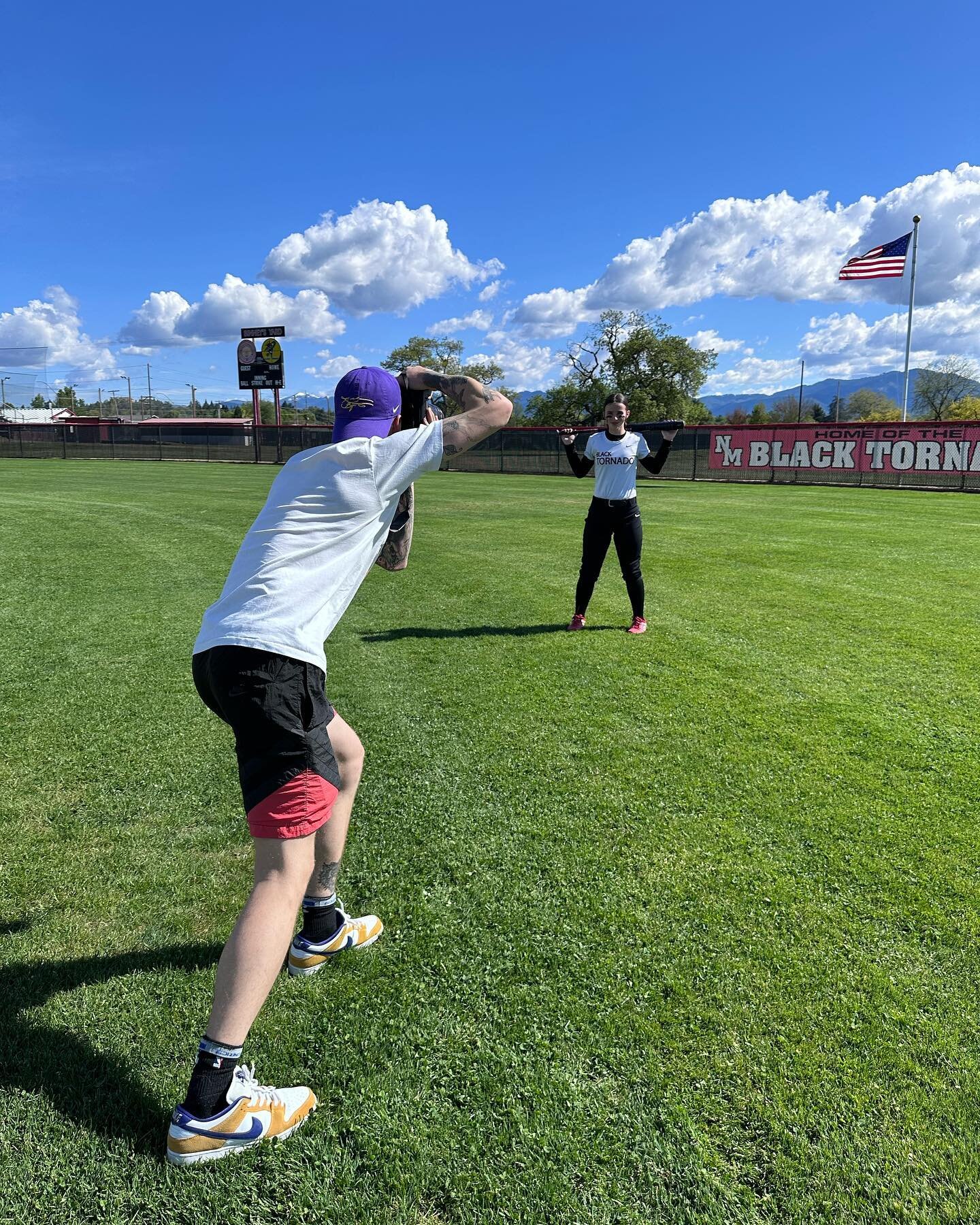 Some BTS for our upcoming issue featuring North Medford Softball&rsquo;s incredible @taya.petty 🥎🌪️
.
We hope you&rsquo;re enjoying Issue 005! 🙏🏽