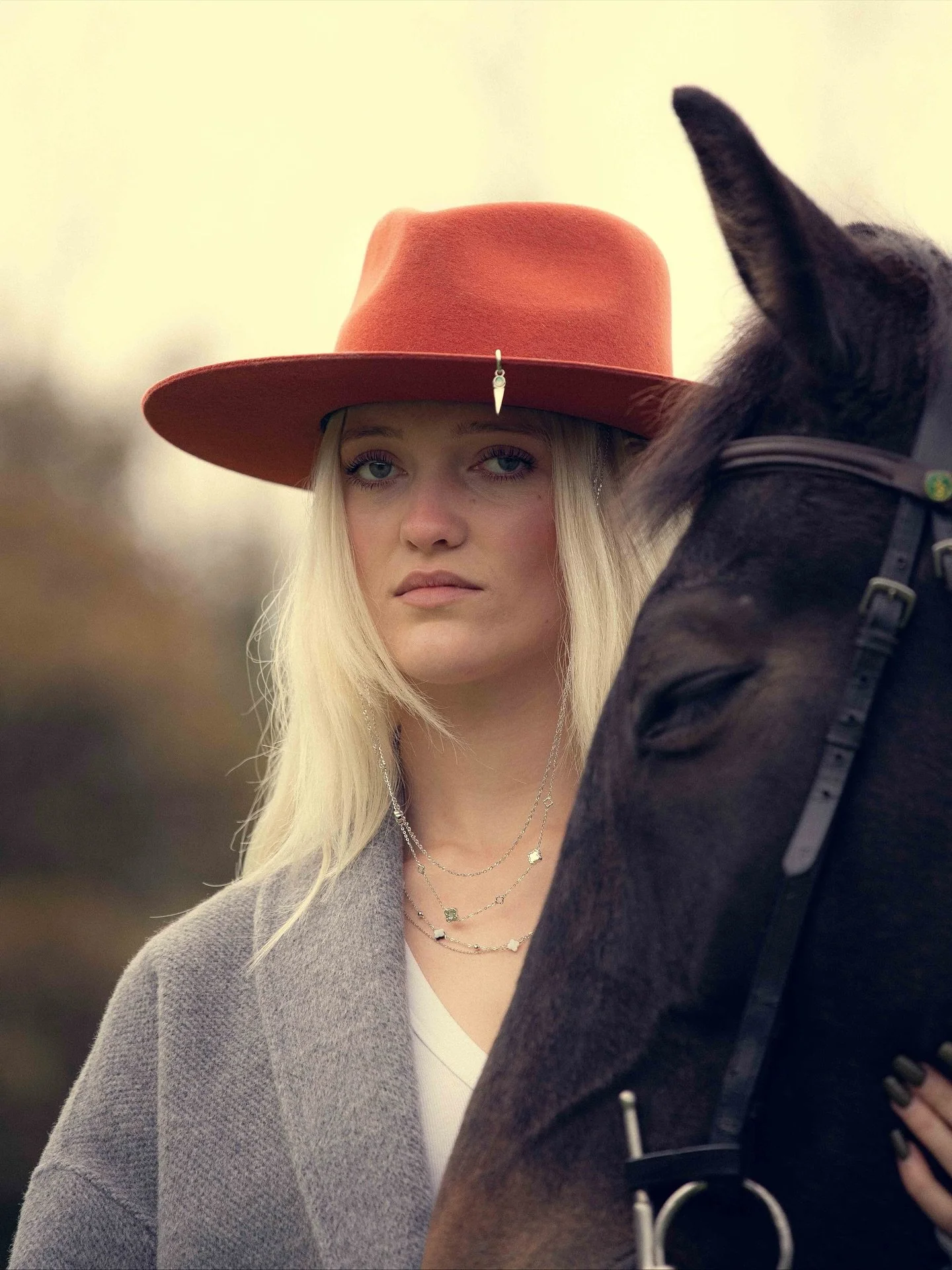 Introducing our Trebah Burnt Orange Fedora Hat 🎃

Its our most prominent Fedora yet, powerfully structured and straight edged. Handcrafted in pure Merino wool with a stiff brim, in the spiciest burnt orange shade and featuring an intricate plaited w