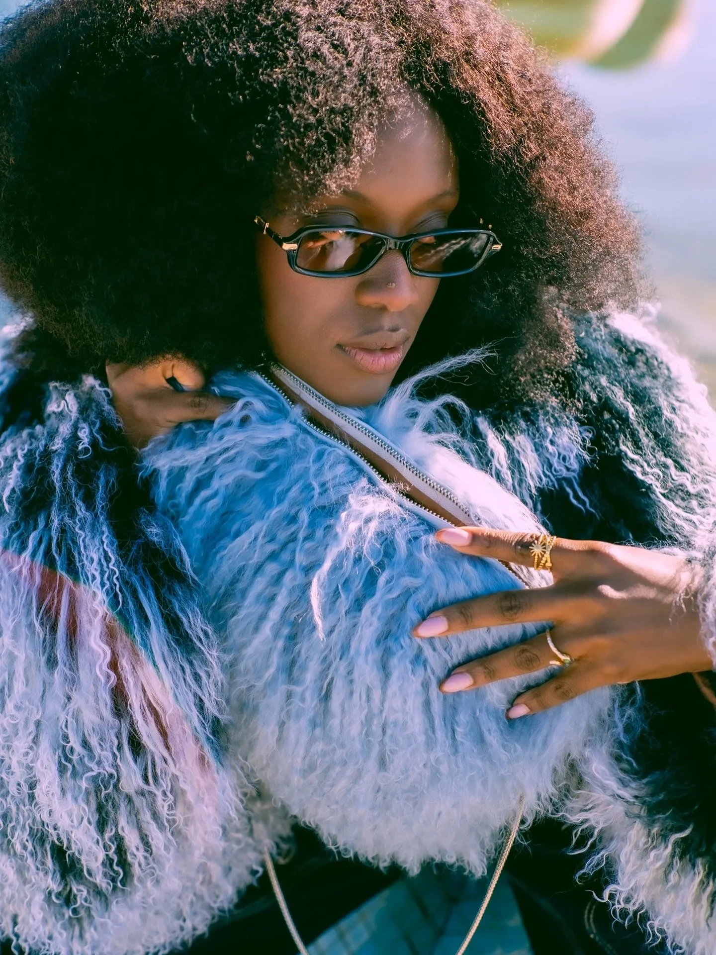 Forever in love with our Mongolian Fur New Arrivals, let&rsquo;s gooo 🩵 Featuring our new Sky Blue Treen Bag, she&rsquo;s such a beauty and complete with our signature Shaded 100% cotton lining and label 🤭

#shadedthelabel #mongolianfur #streetstyl