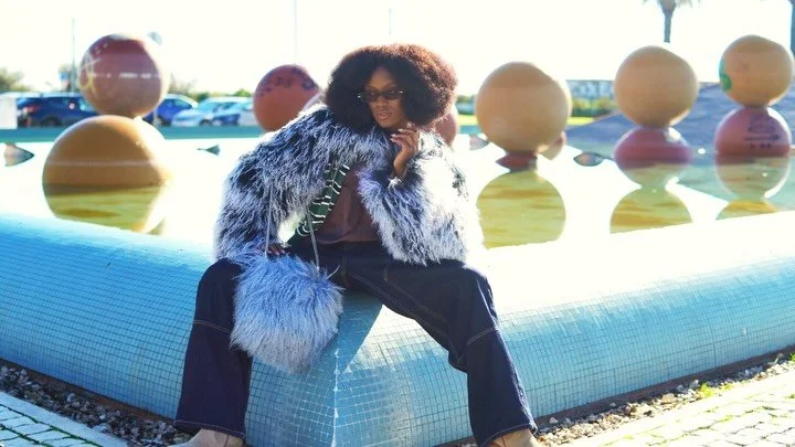 Have you ever seen an outfit like this?! Our New Arrivals are now in store, Monochromatic Black and White Mongolian Fur and even a Sky Blue Fur Clutch Bag 🌦️ 

Products tagged to shop 🩵

#shadedthelabel #fashionshoot #streetstyle #fashionweek #stre