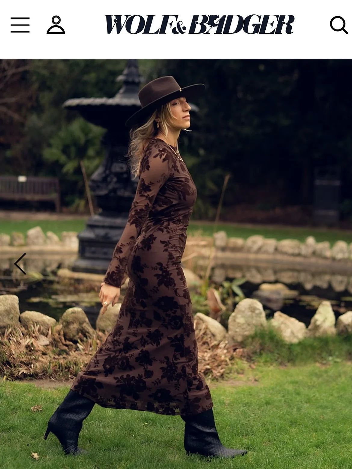 Only ONE remains of our Harlyn Chocolate Fedora, and it&rsquo;s a smallish 59, as this design is quite snug usually, it would fit down to a 55cm head with its adjuster. 

Available on both our own website and @wolfandbadger .

Shop now to avoid disap
