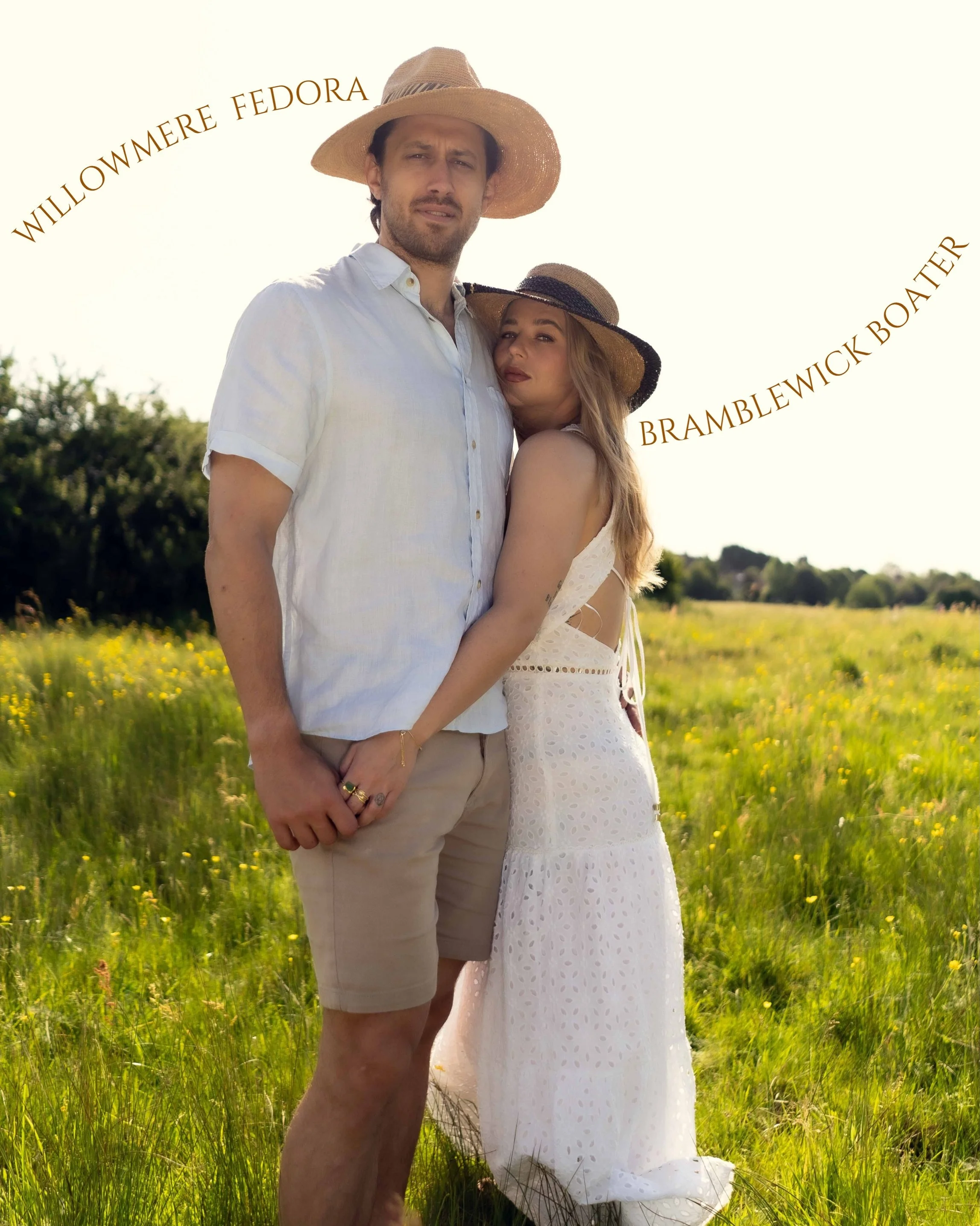 Our Straw styles are a match made in heaven! Featuring Willowmere in natural weave and our Bramblewick in its classic natural and brown weave. These unisex styles are size adjustable! Which do you prefer? 🧡