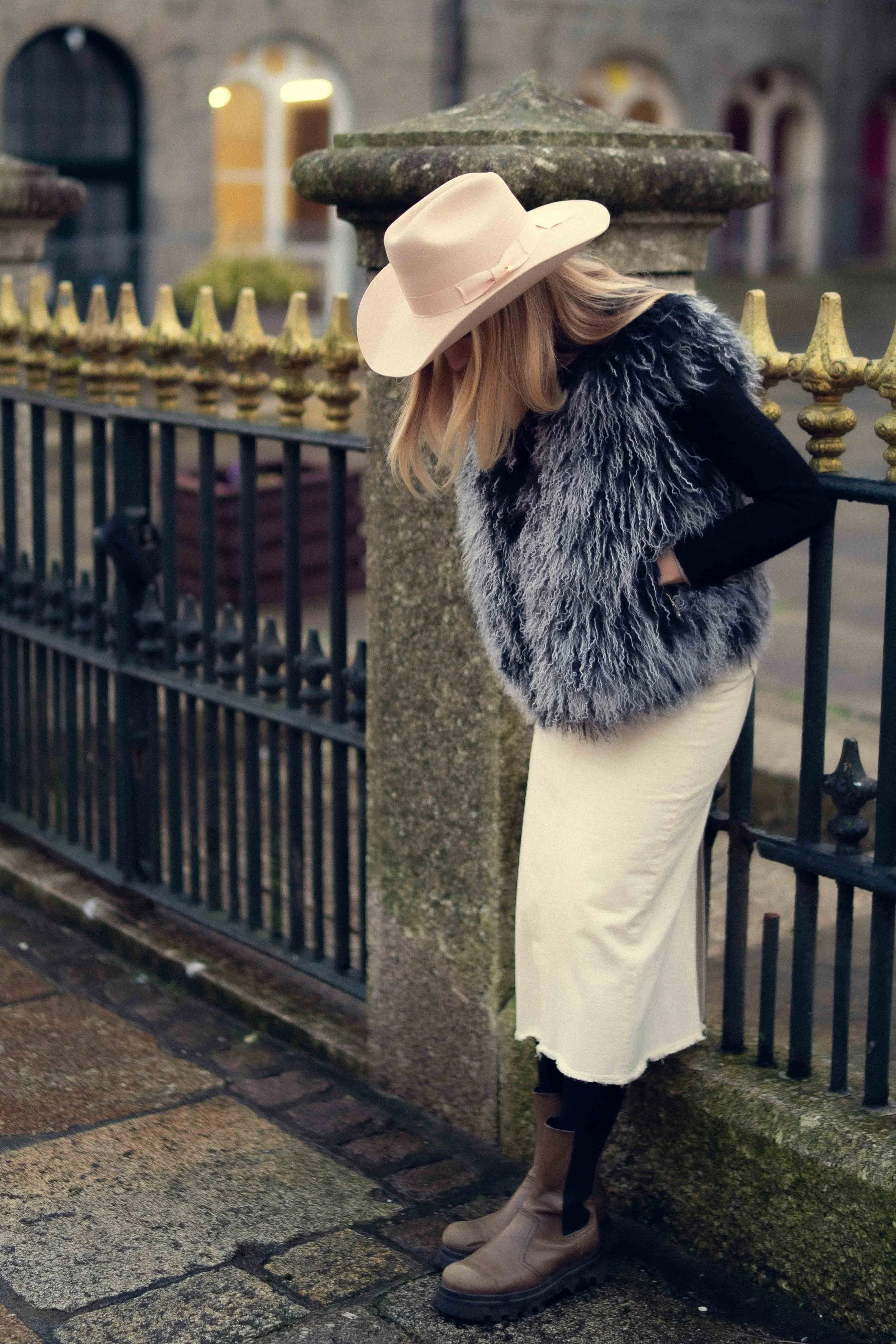 Looe Cream Cowboy Hat on Model at Shaded The Label-2.jpg