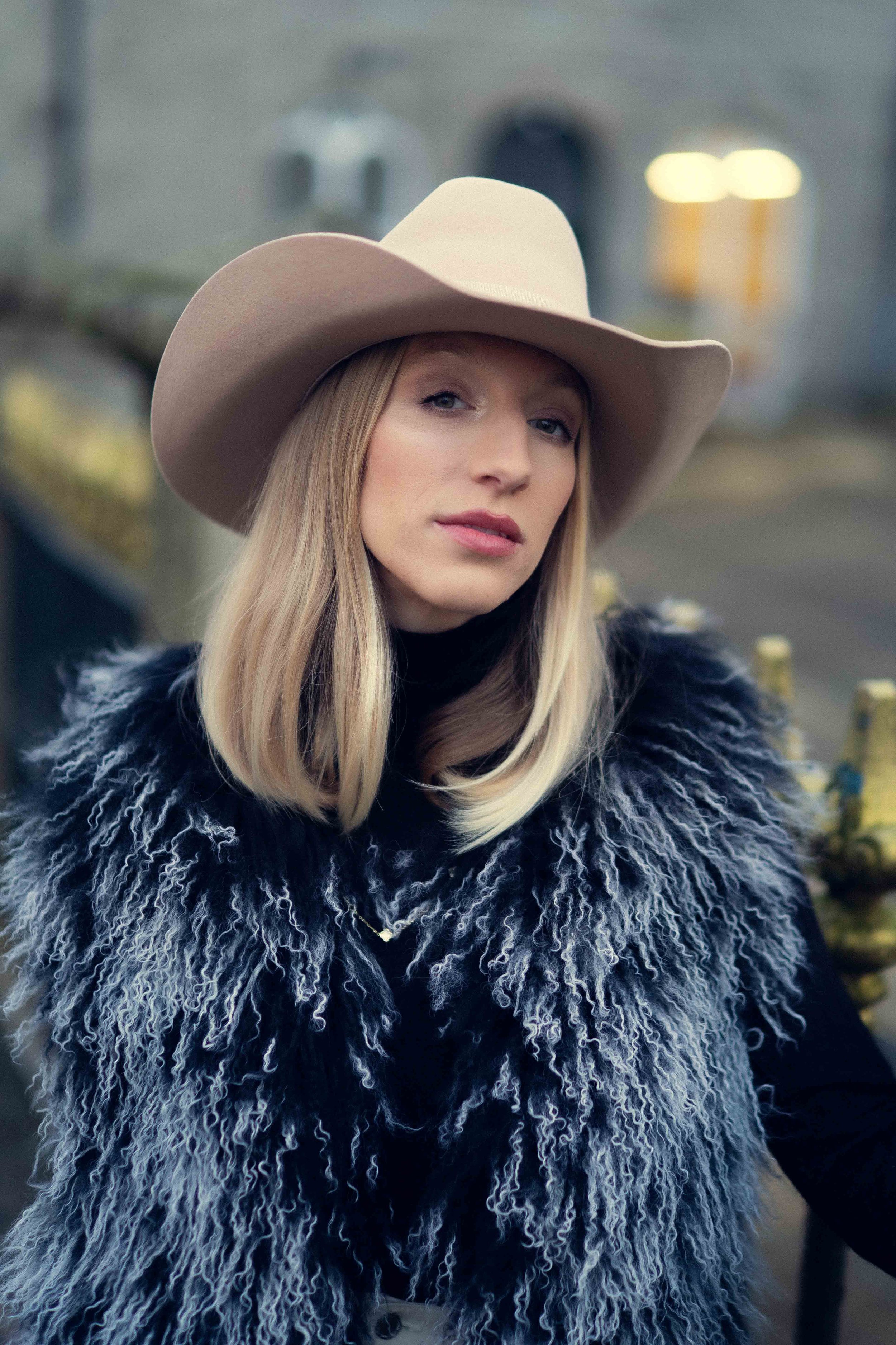 Looe Cream Cowboy Hat on Model at Shaded The Label-34.jpg