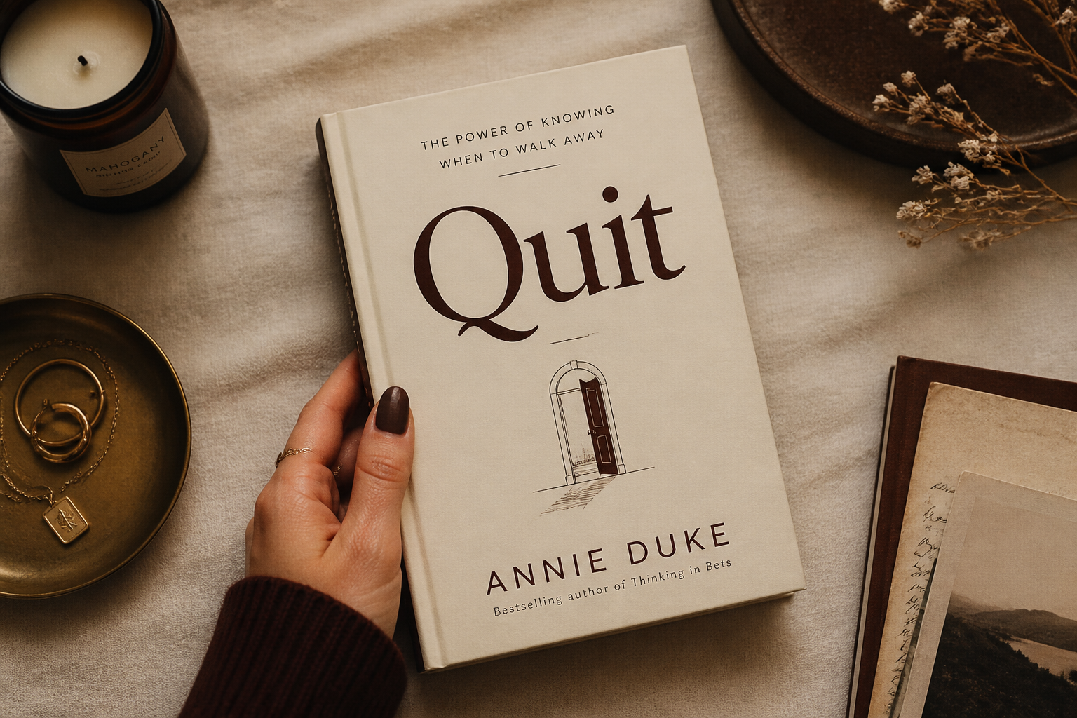 Quit by Annie Duke: 10 Ideas on Knowing When to Stop — and Why Women Quit Too Late