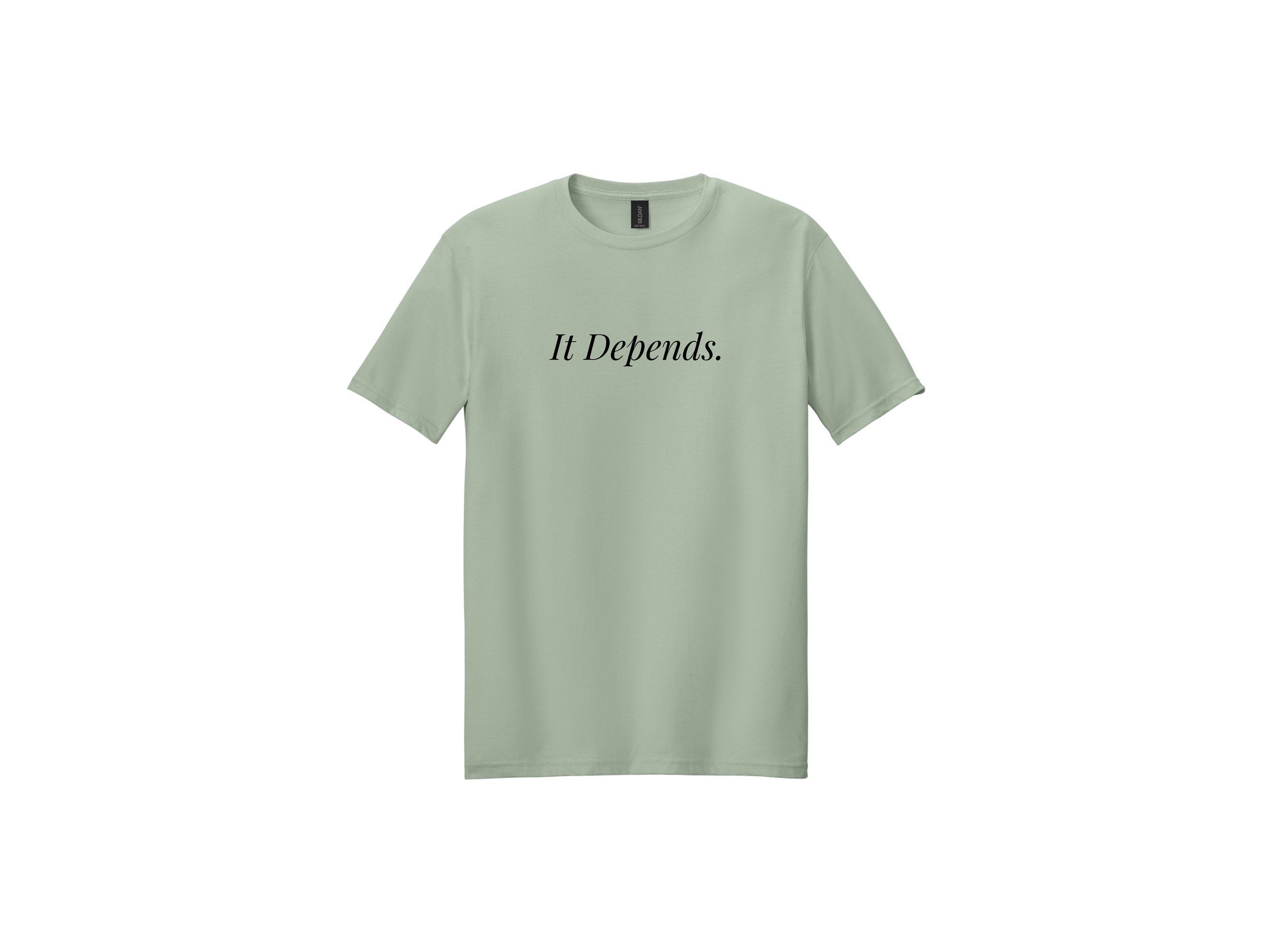 Masood Law: It Depends Black Softstyle T-Shirt