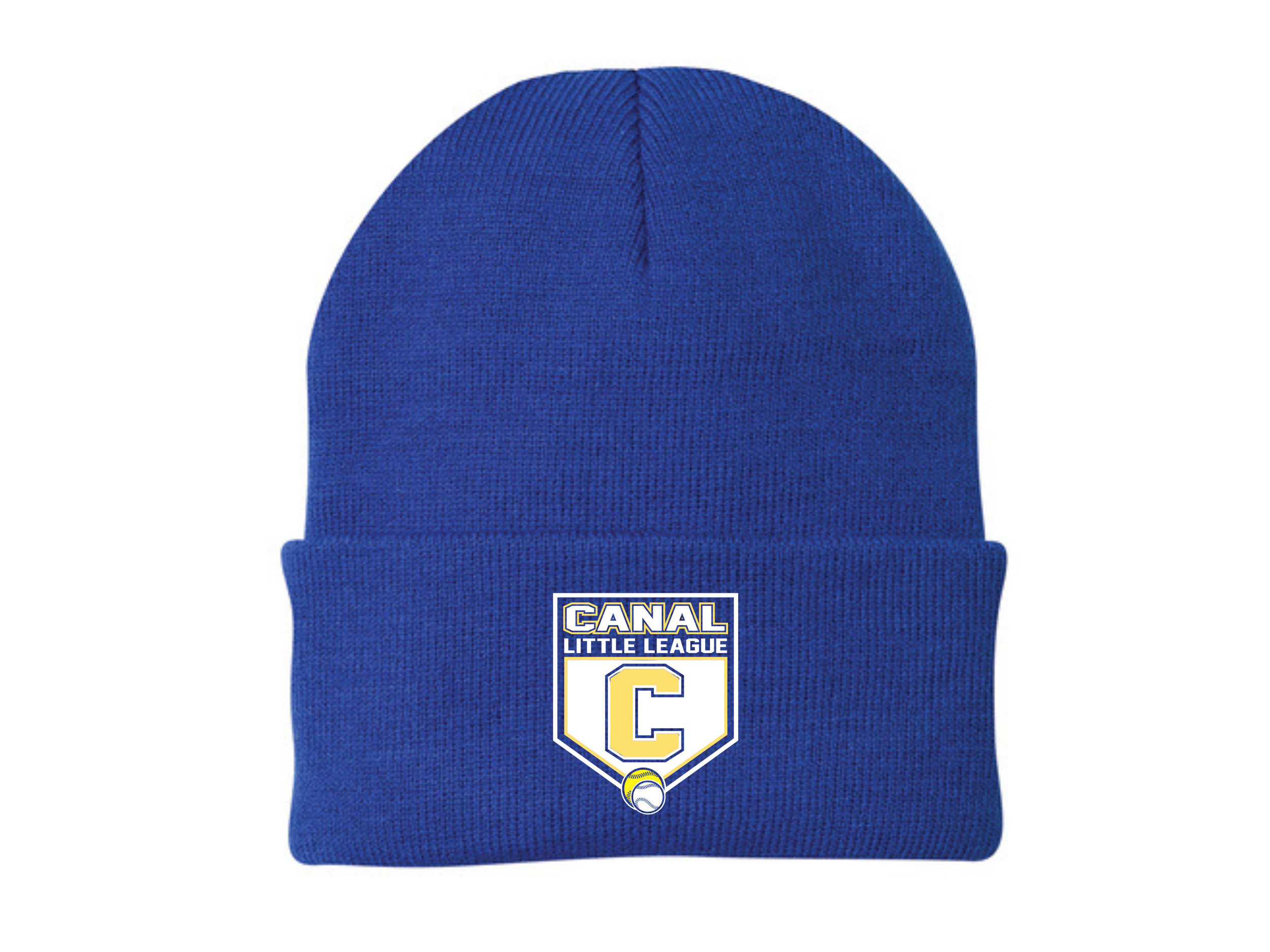 Canal Little League: Port Authority Knit Cuff Beanie w/ Embroidered Patch