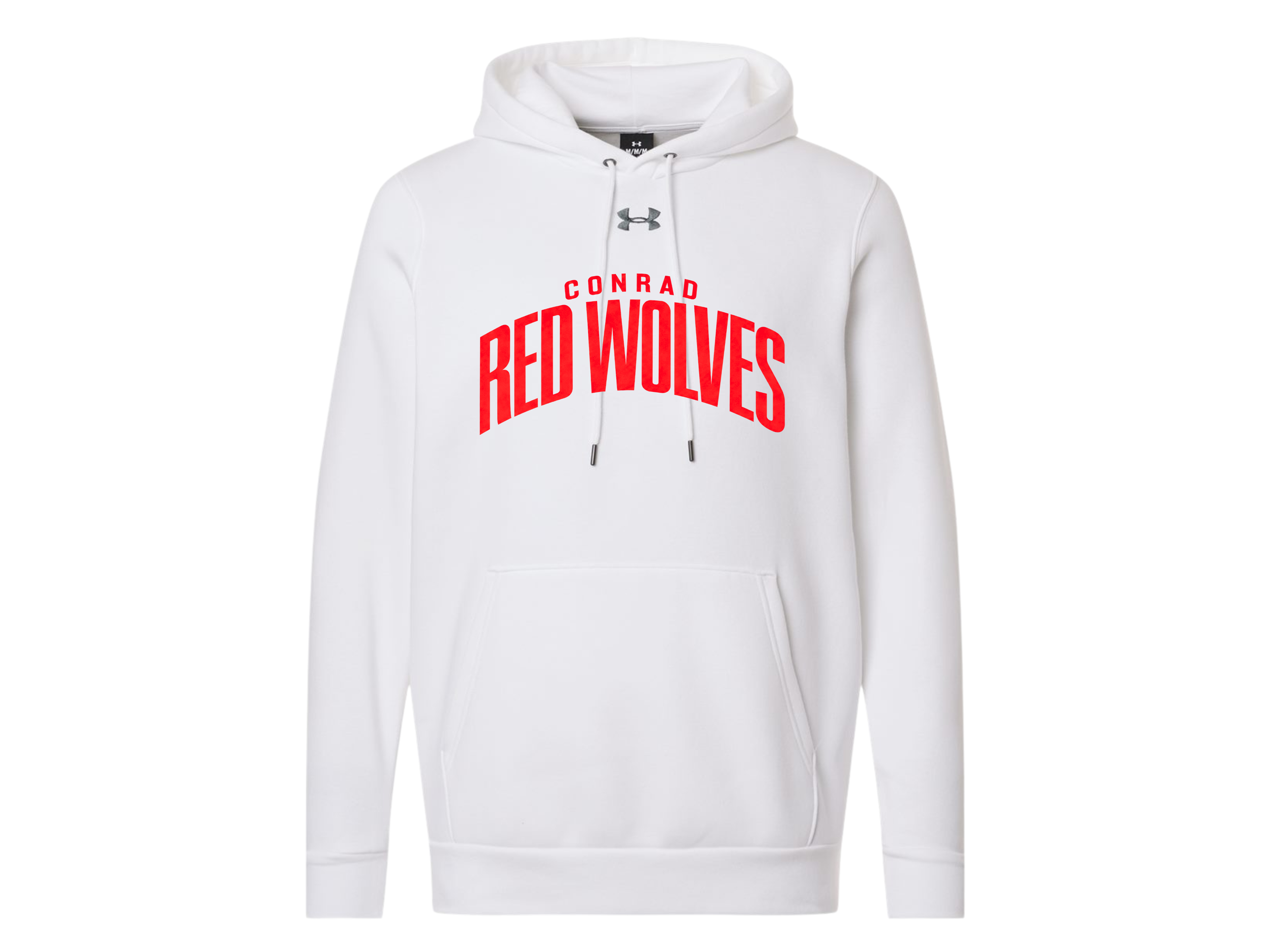 Conrad: Conrad Red Wolves Under Armour Team Icon Fleece Hooded Sweatshirt
