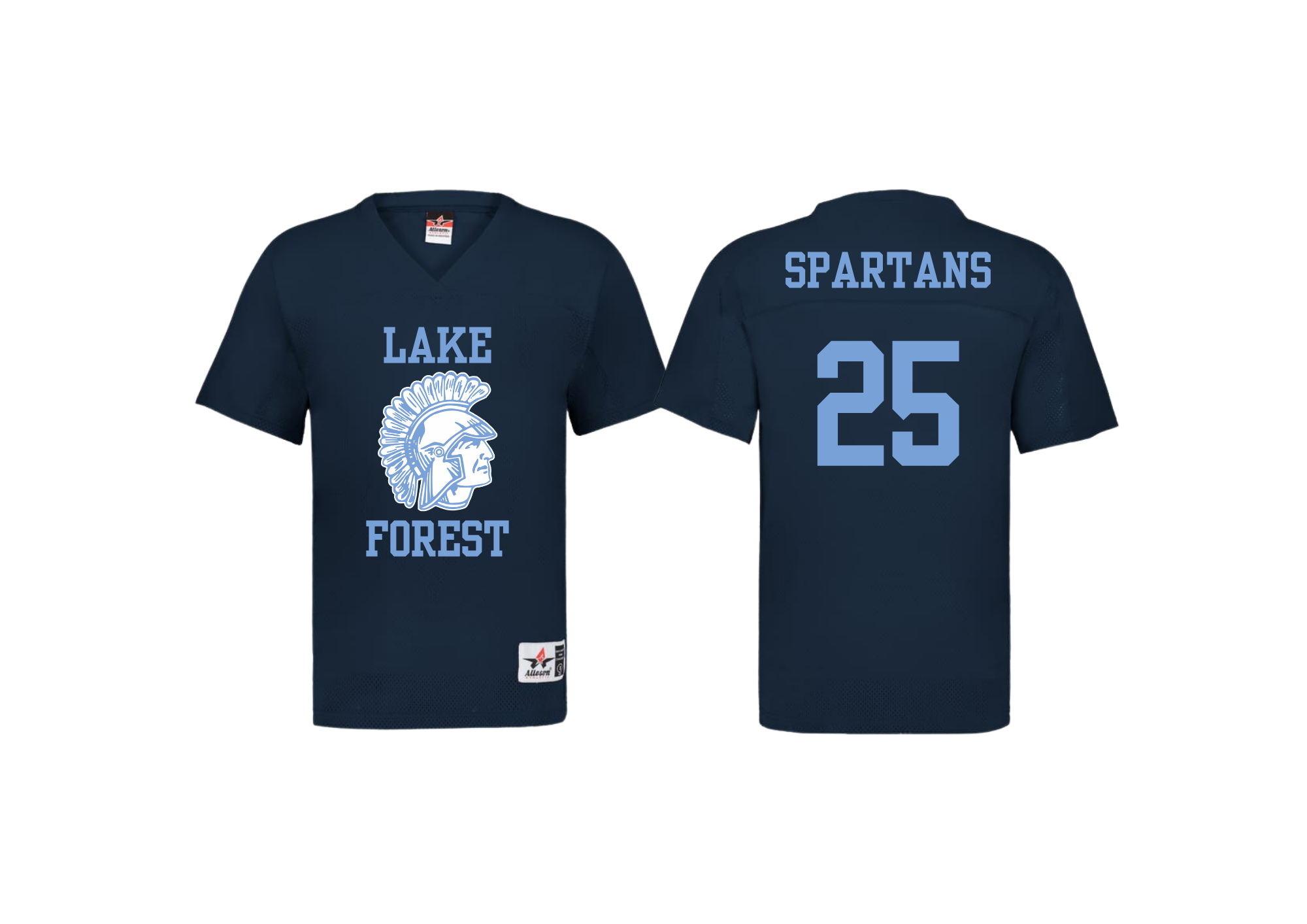 Lake Forest: Replica Fan Football Jersey w/ Customized Name & Number