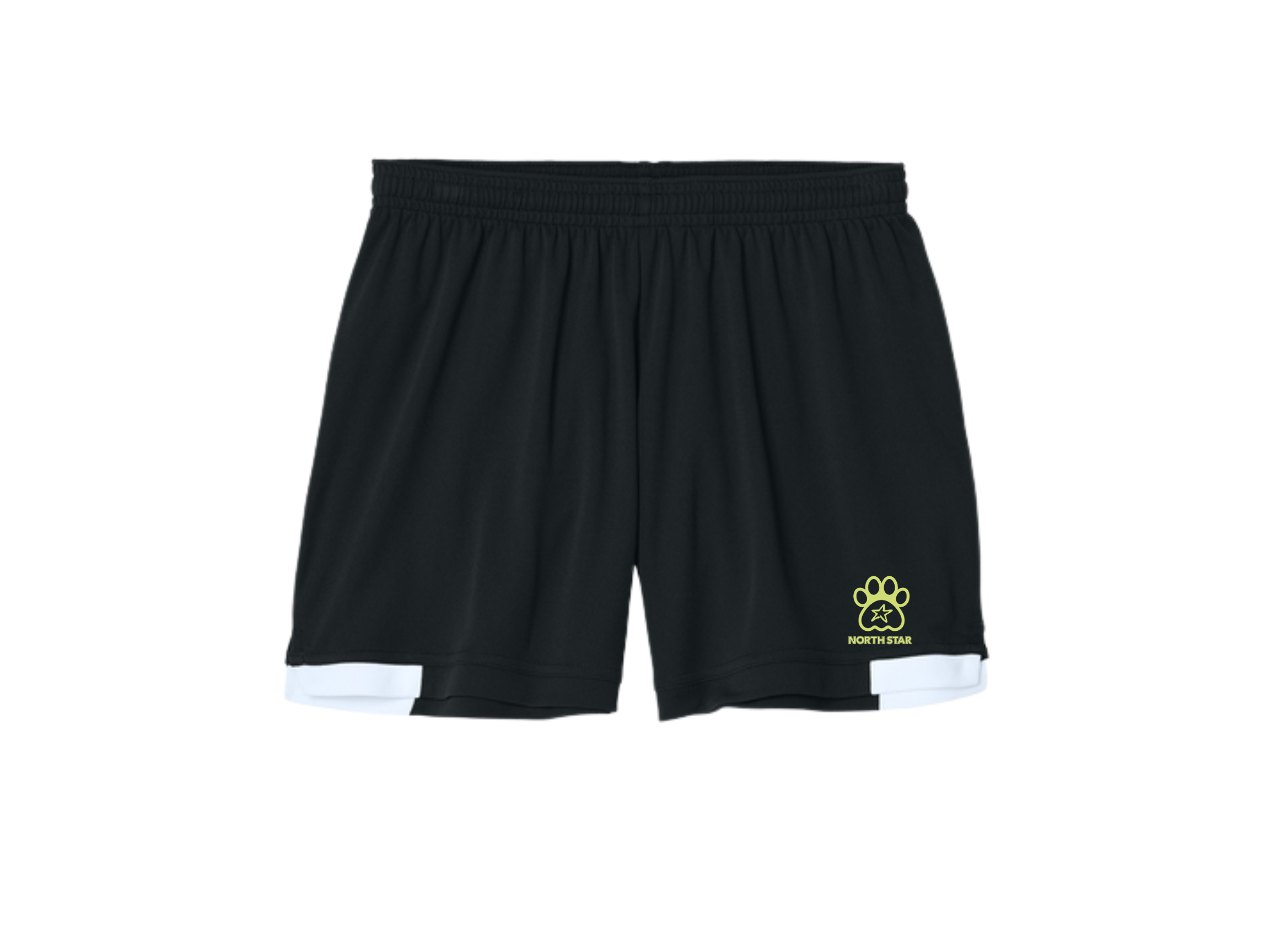 North Star: Paw Print Sport-Tek® Women’s Club 5” Short