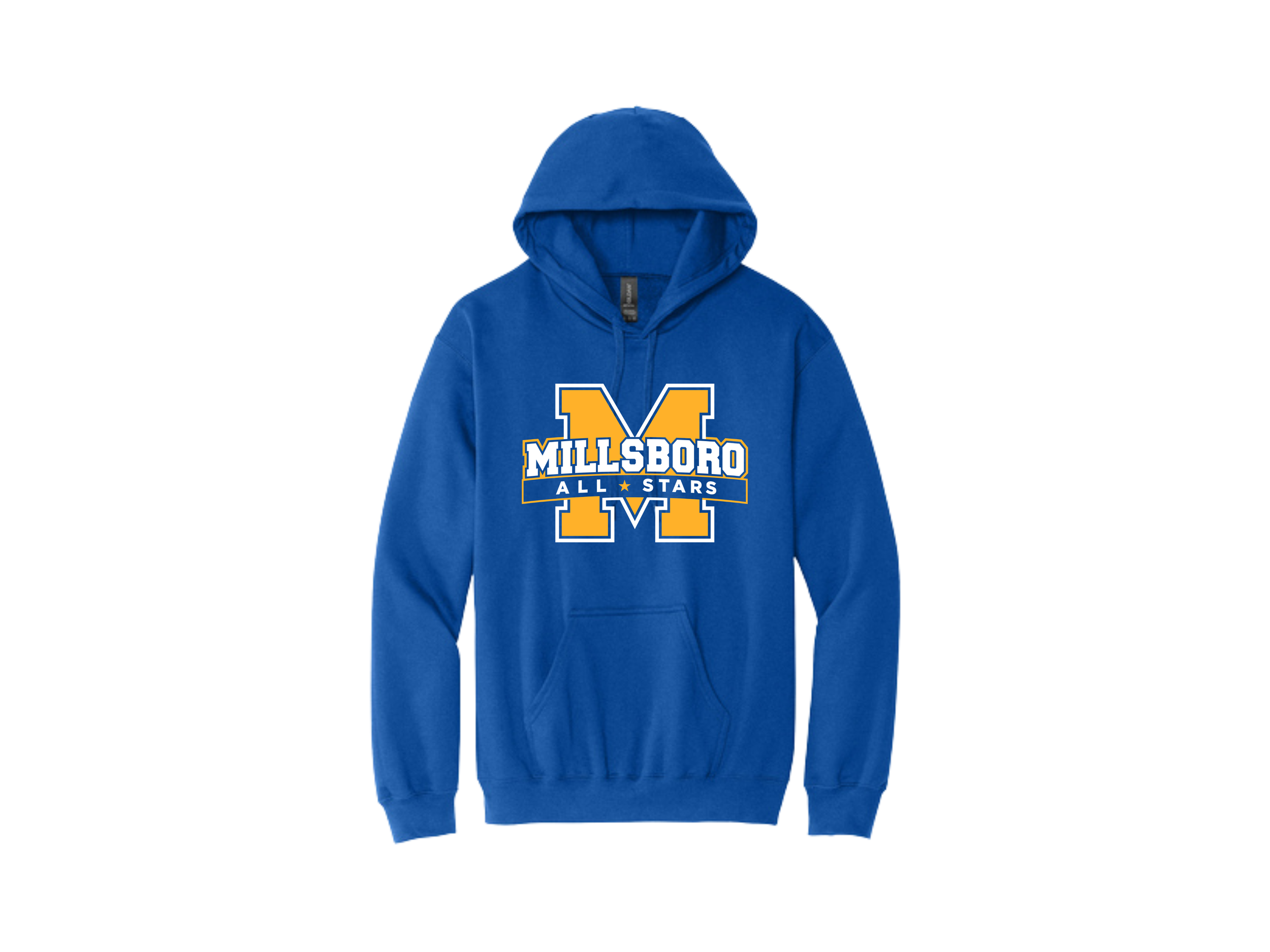 Millsboro All-Stars: Fleece Pullover Hooded Sweatshirt Youth & Adult