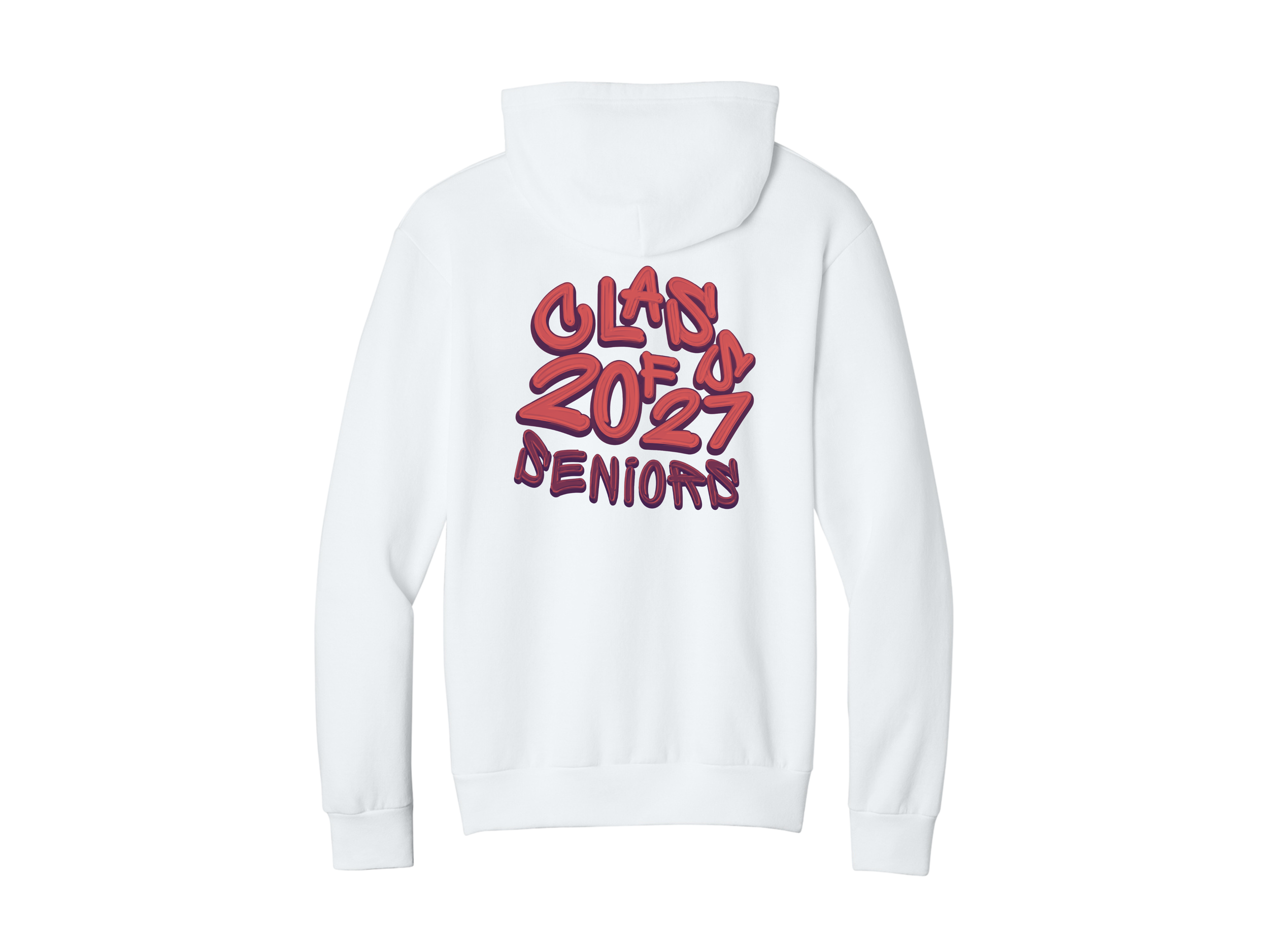 C/O 27 Senior Shop: Graffiti Seniors Port & Co Easy Fleece Pullover Hooded Sweatshirt