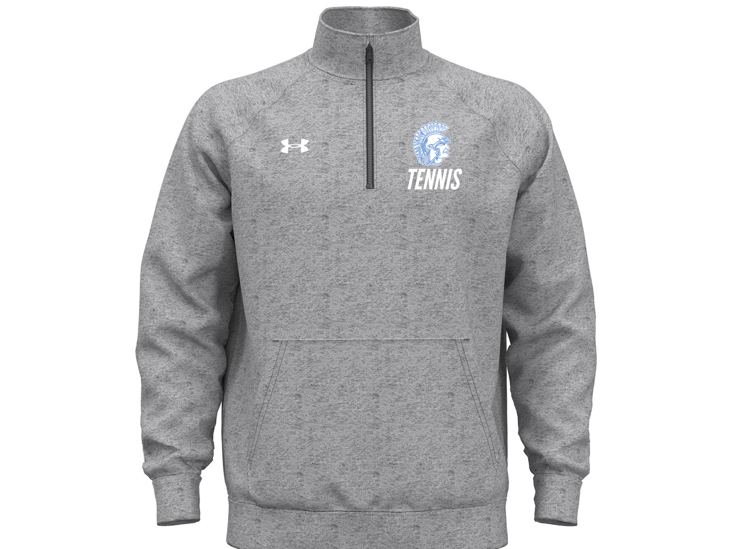 Lake Forest Tennis: LF Spartan Tennis Under Armour Men's Rival Fleece Quarter Zip