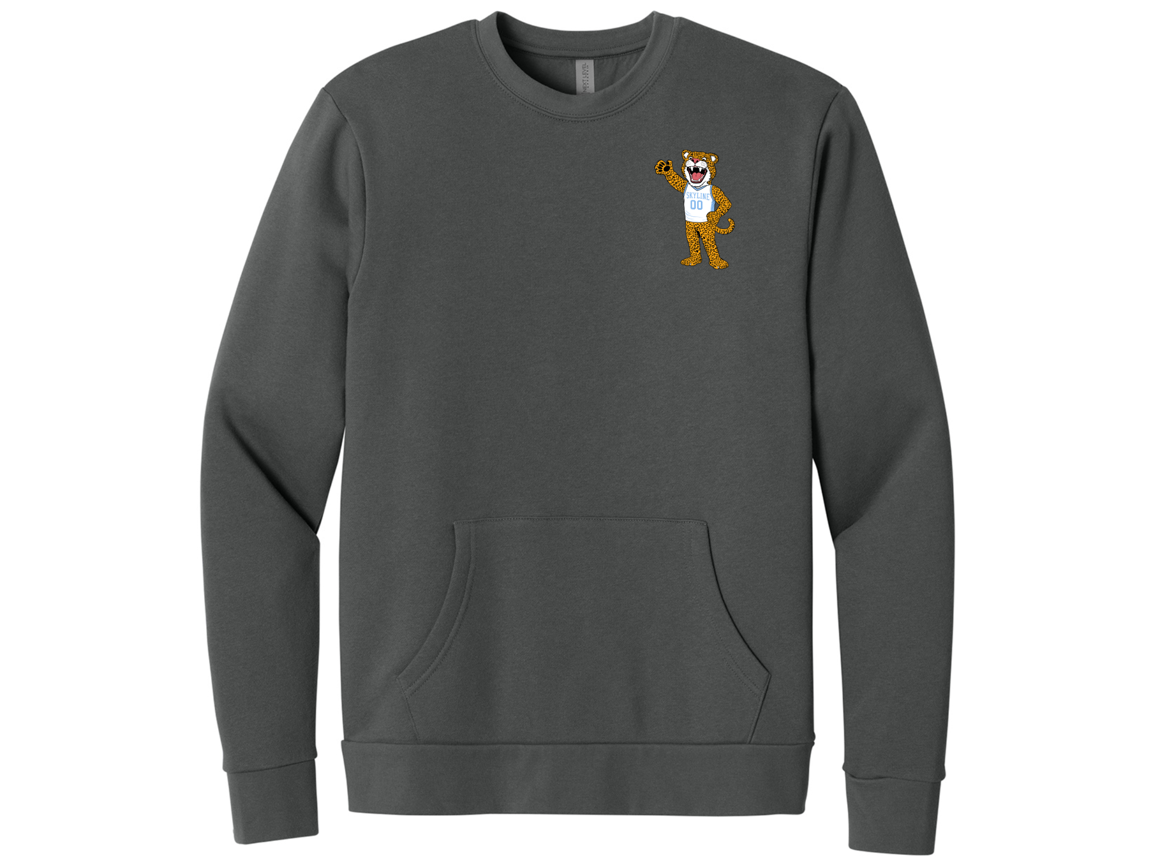 Skyline MS: Skyline Mascot Next Level Apparel Santa Barbara Pocket Sweatshirt