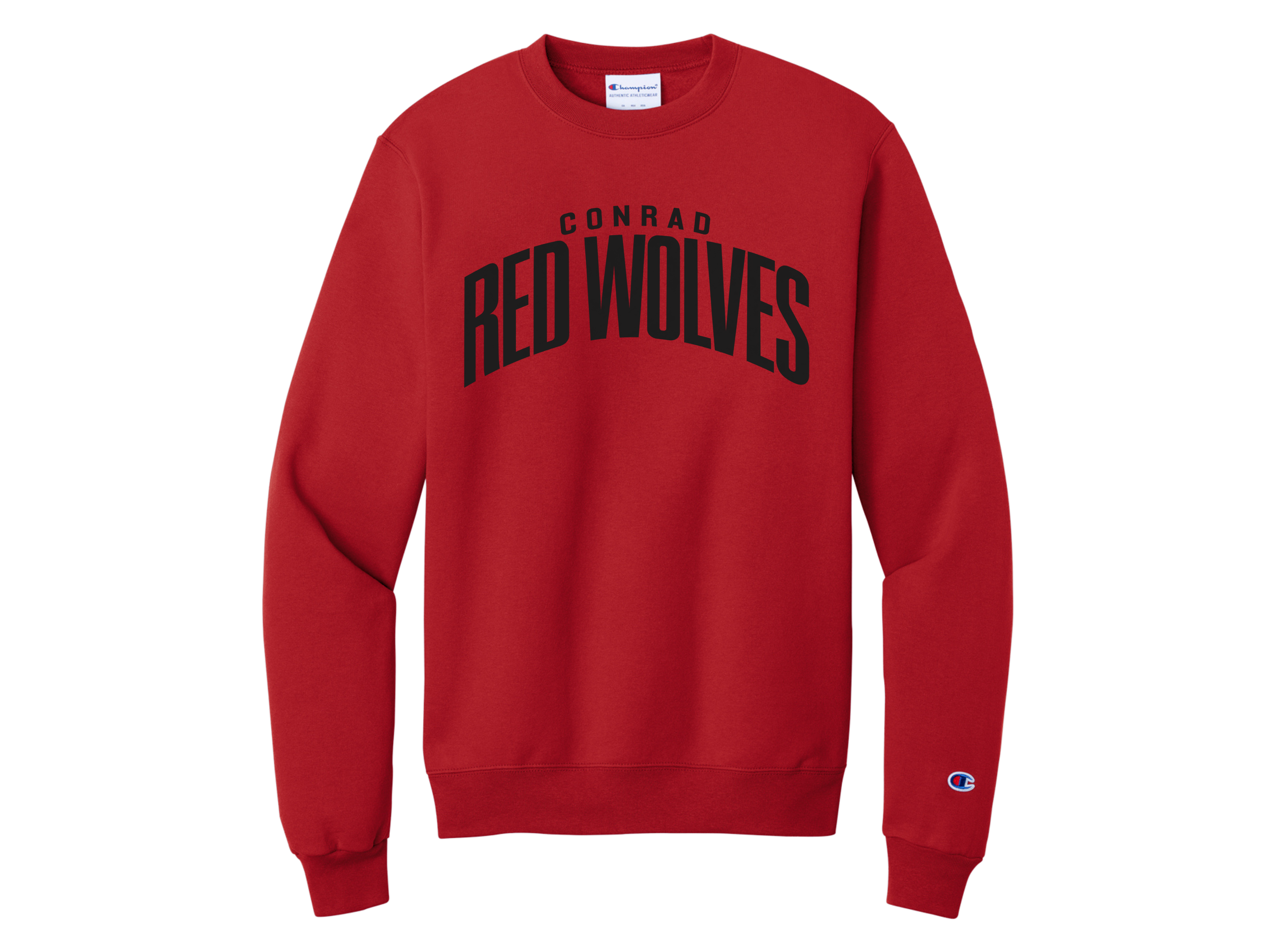 Conrad: Conrad Red Wolves Champion Powerblend Crewneck Sweatshirt