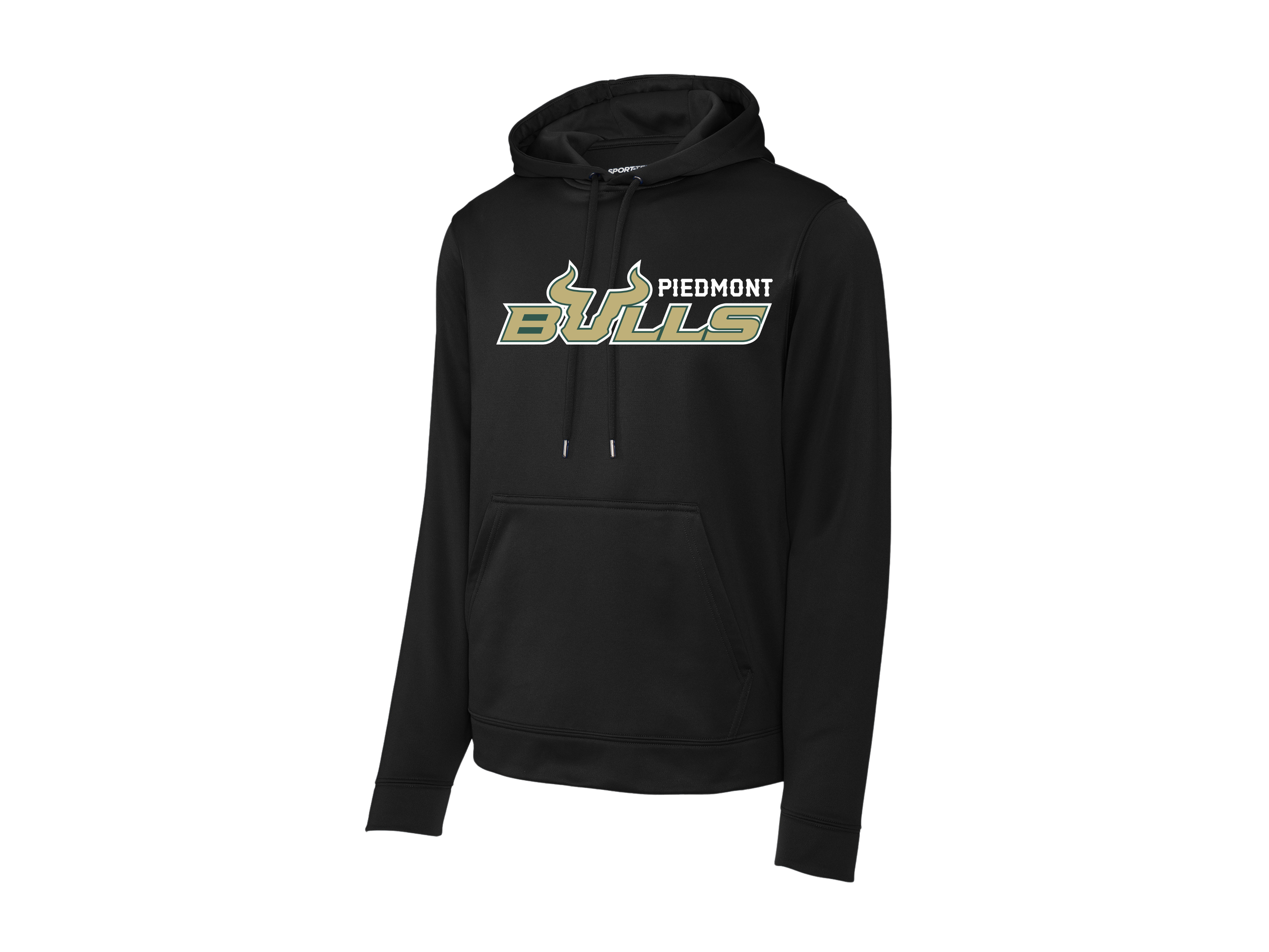 Piedmont 12u: Bulls U Sport-Tek Sport-Wick® Fleece Hooded Pullover