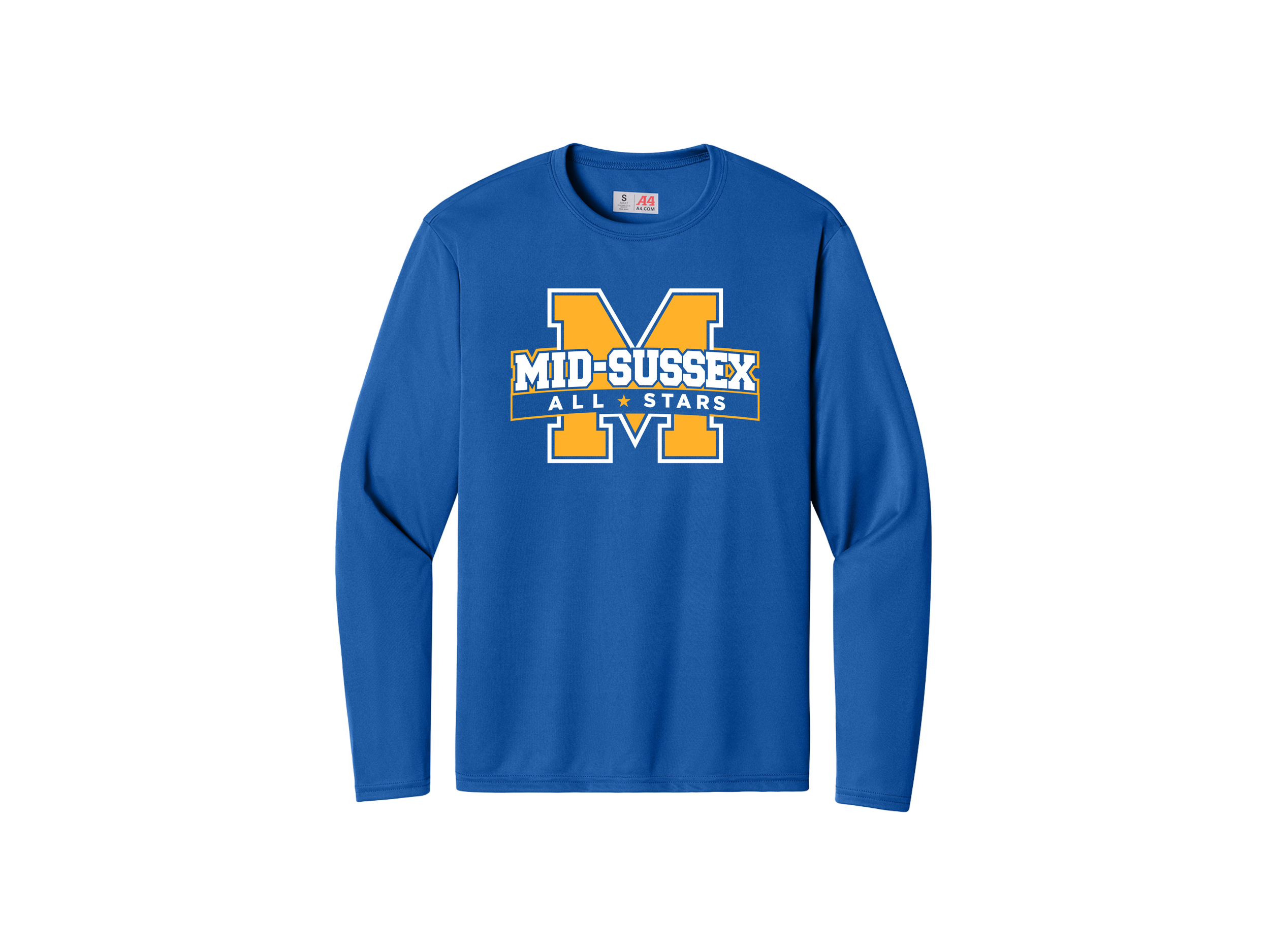 Mid-Sussex All-Stars: Cooling Performance Long Sleeve Tee w/ Optional Customization
