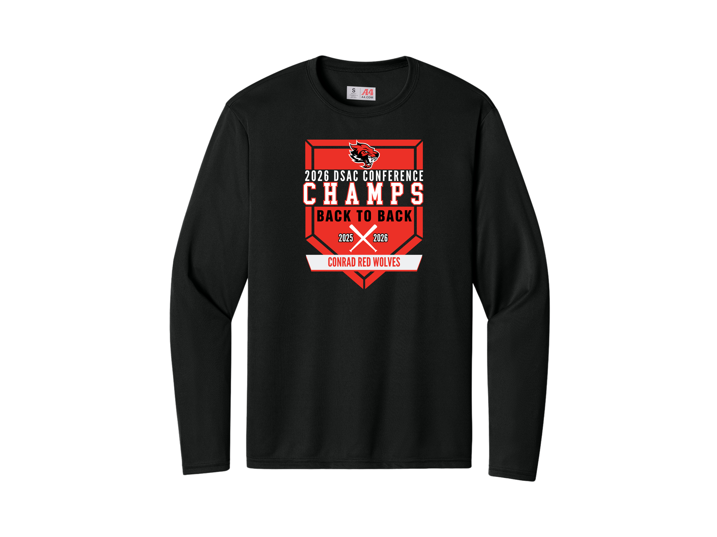 Conrad Baseball: DSAC Cooling Performance Long Sleeve Tee