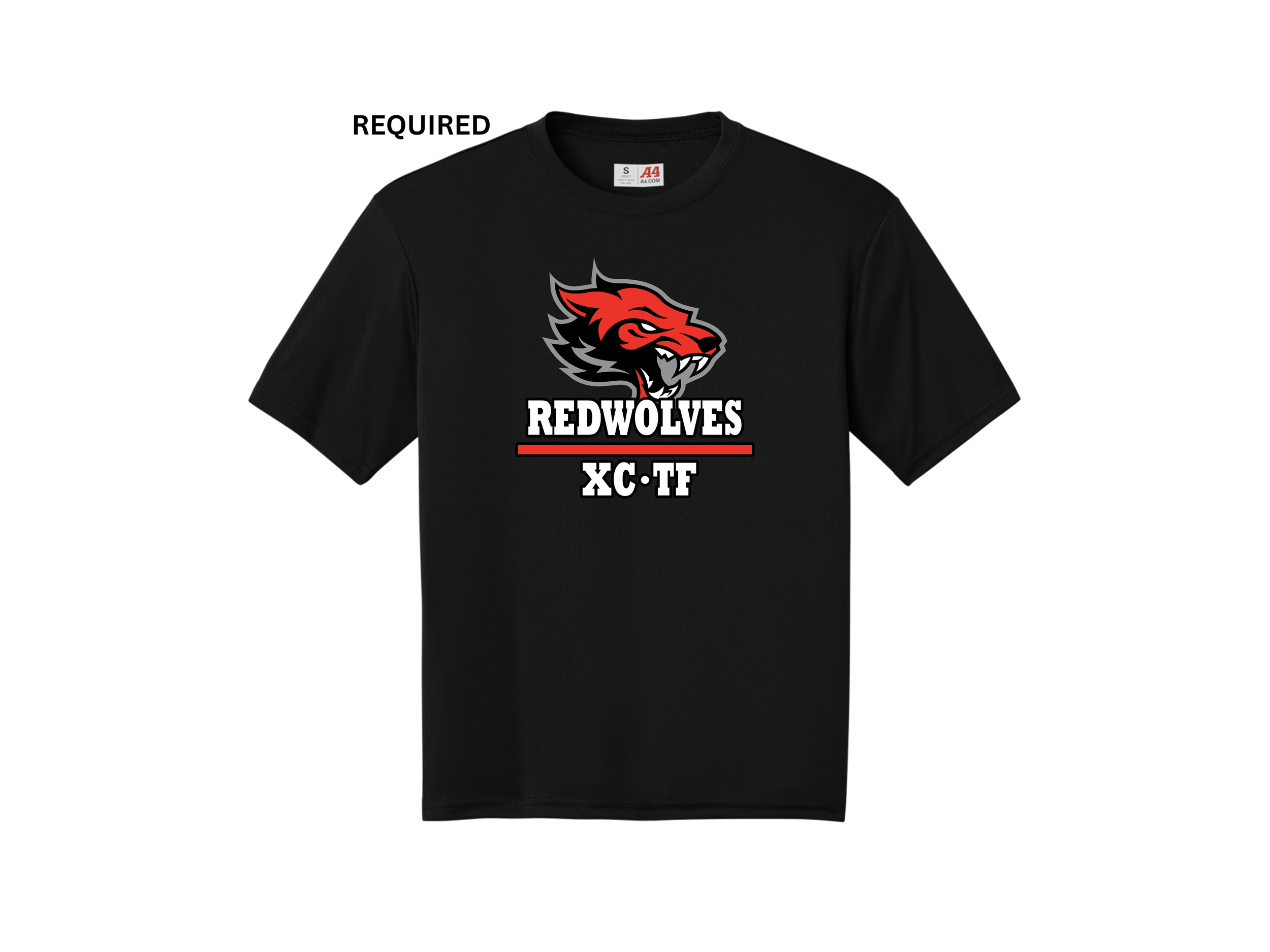 Conrad XCTF: XCTF Required A4 Cooling Performance Short Sleeve Tee (Black)