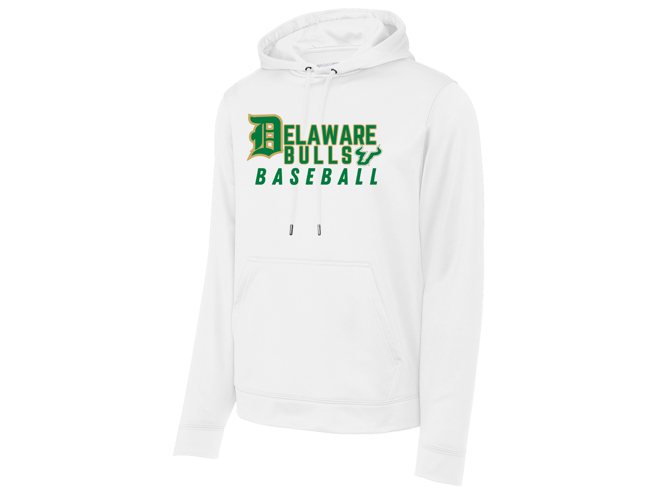 Delaware Bulls: OG Sport-Tek Sport-Wick Fleece Hooded Pullover