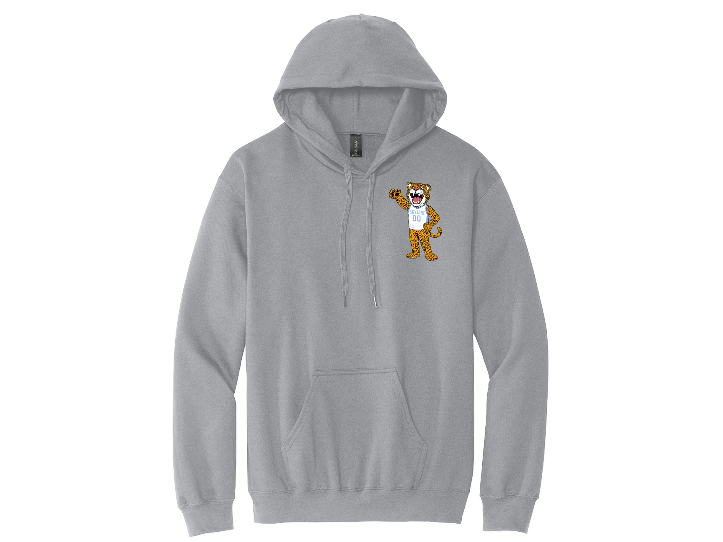 Skyline MS: Skyline LC Mascot Gildan Softstyle Midweight Pullover Hooded Sweatshirt