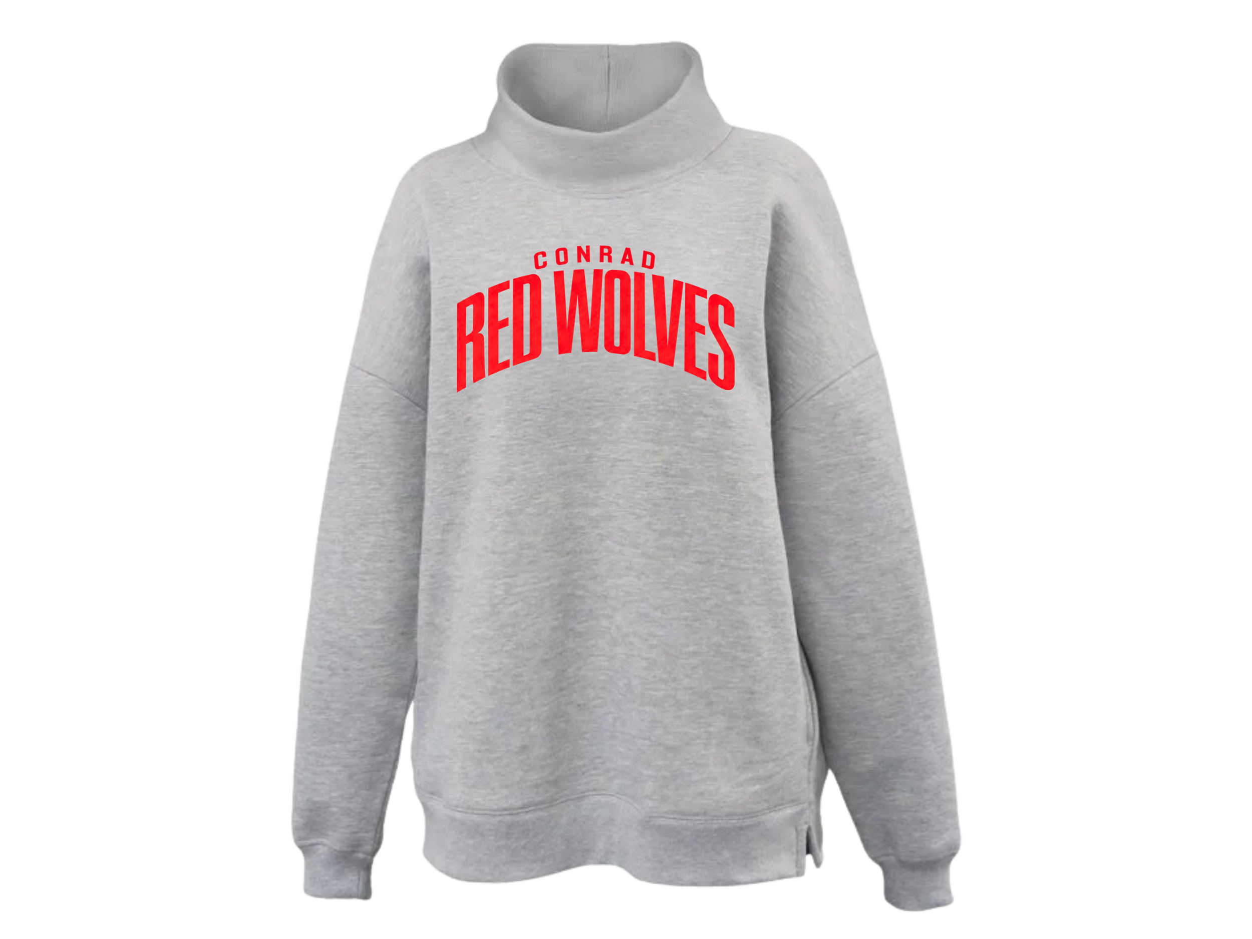 Conrad: Conrad Red Wolves Women's Oversize Mockneck