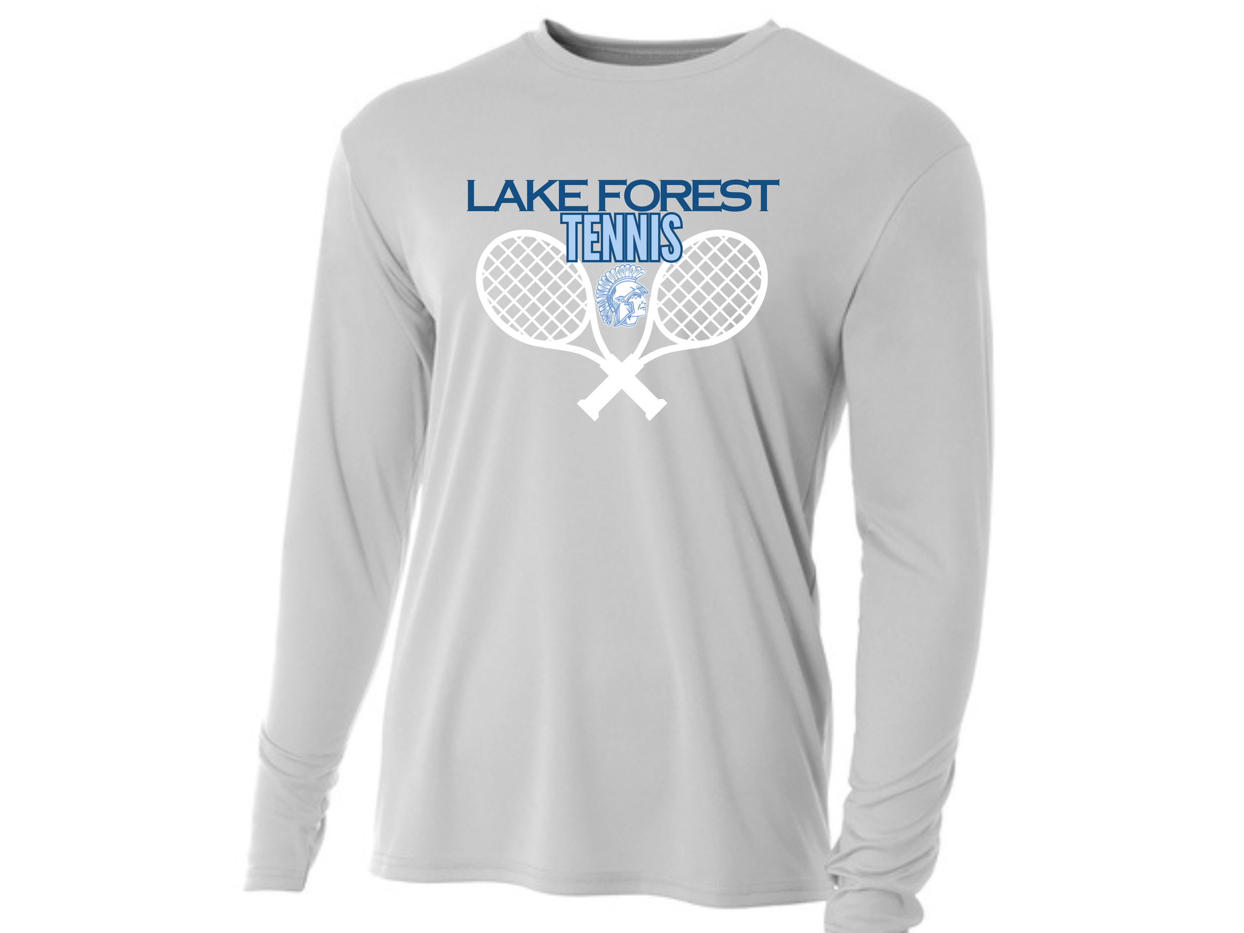 Lake Forest Tennis: LF Rackets A4 Sports Performance Long Sleeve