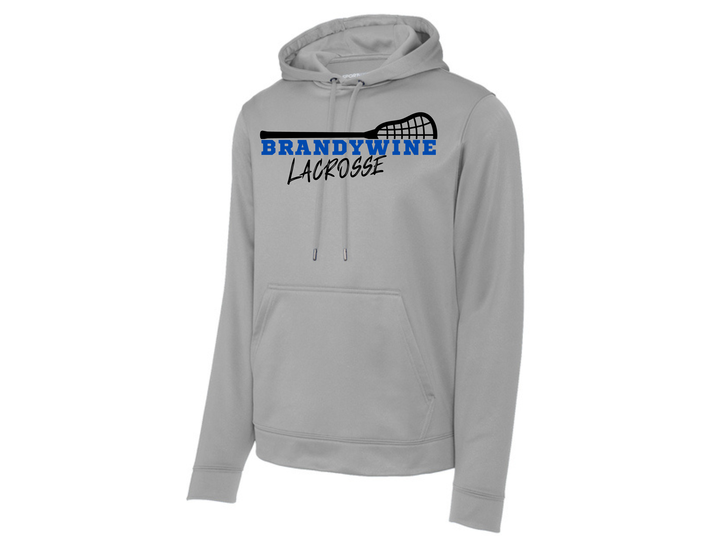 Brandywine HS Lacrosse: Sport-Tek Sport-Wick Fleece Hooded Pullover w/ Optional Customization