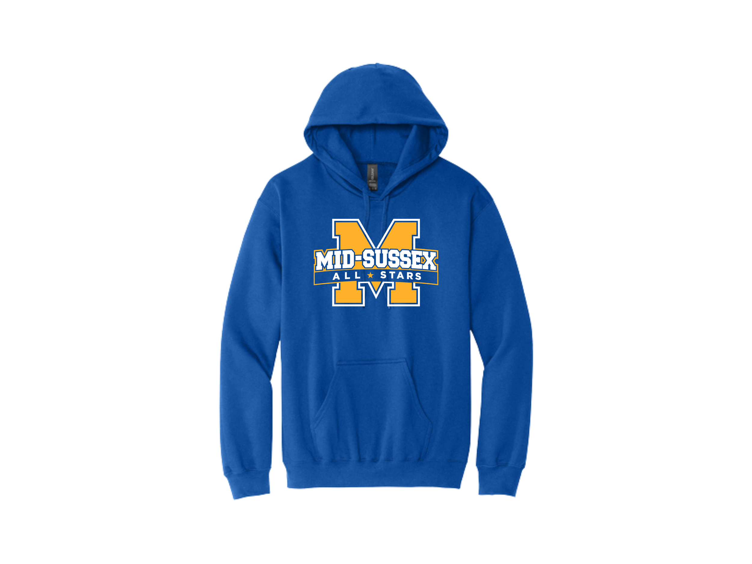 Mid-Sussex All-Stars: Fleece Pullover Hooded Sweatshirt Youth & Adult