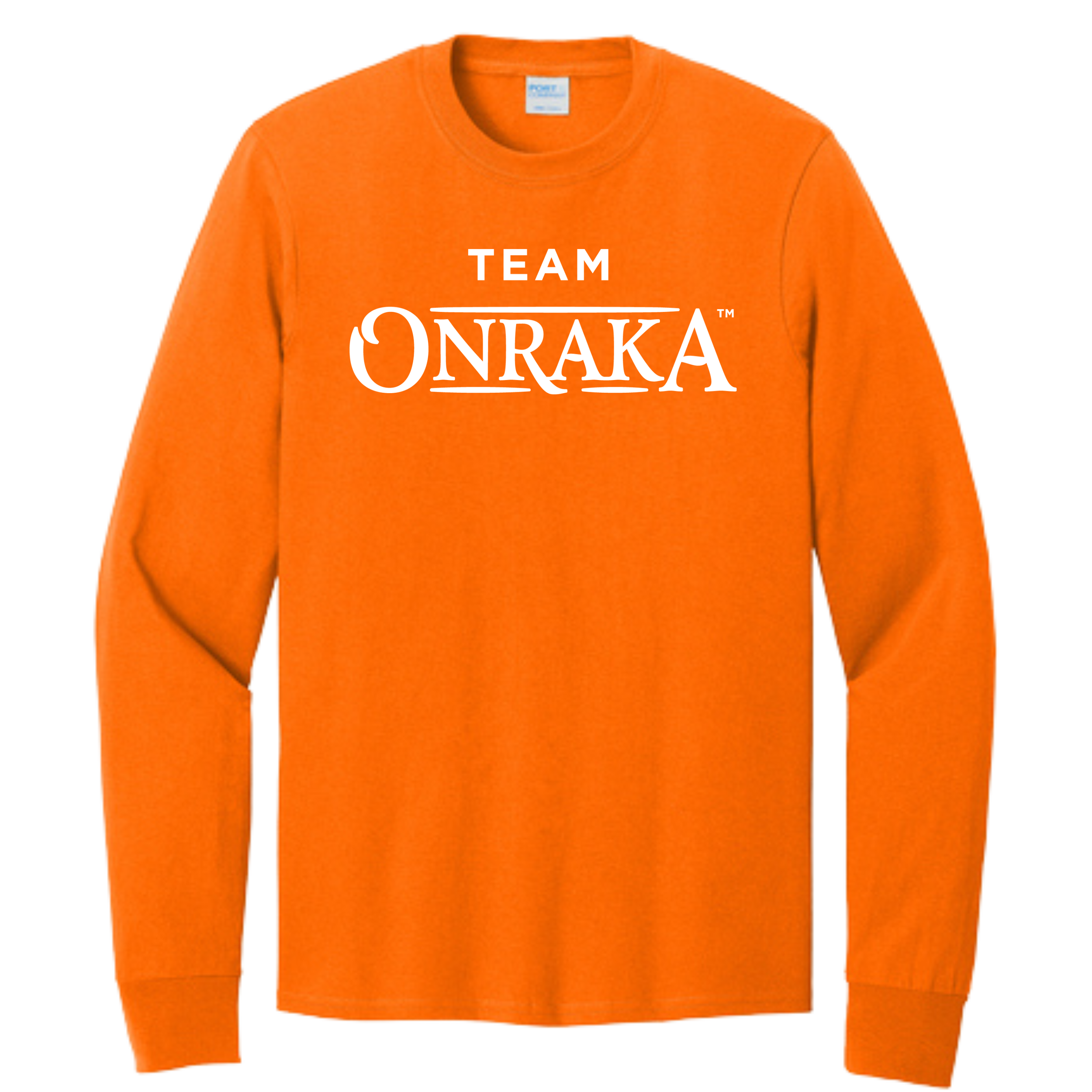 Blades: HOUSE Onraka (orange) Port & Co Long Sleeve Core Cotton Tee